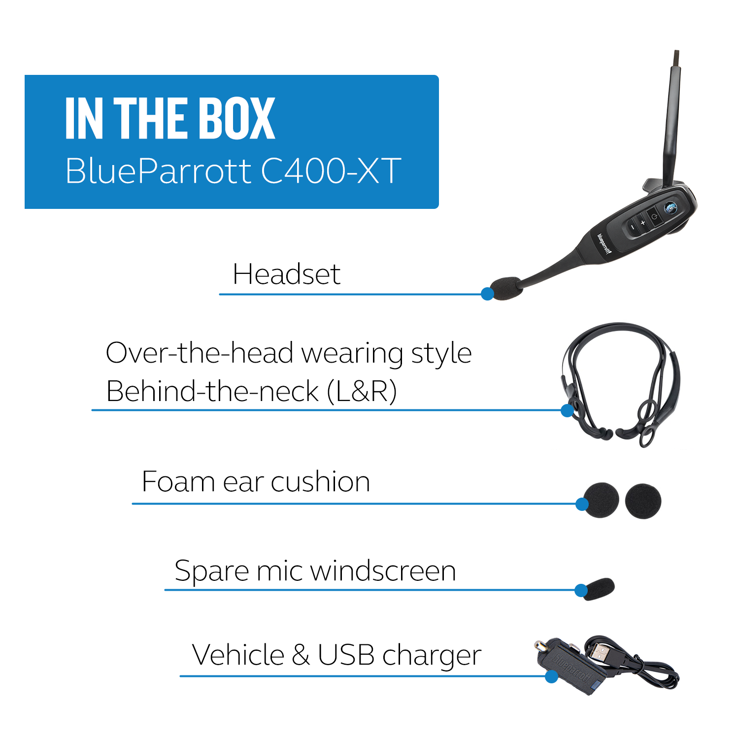 BlueParrott C400 XT Bluetooth Premium Convertible Headset Best