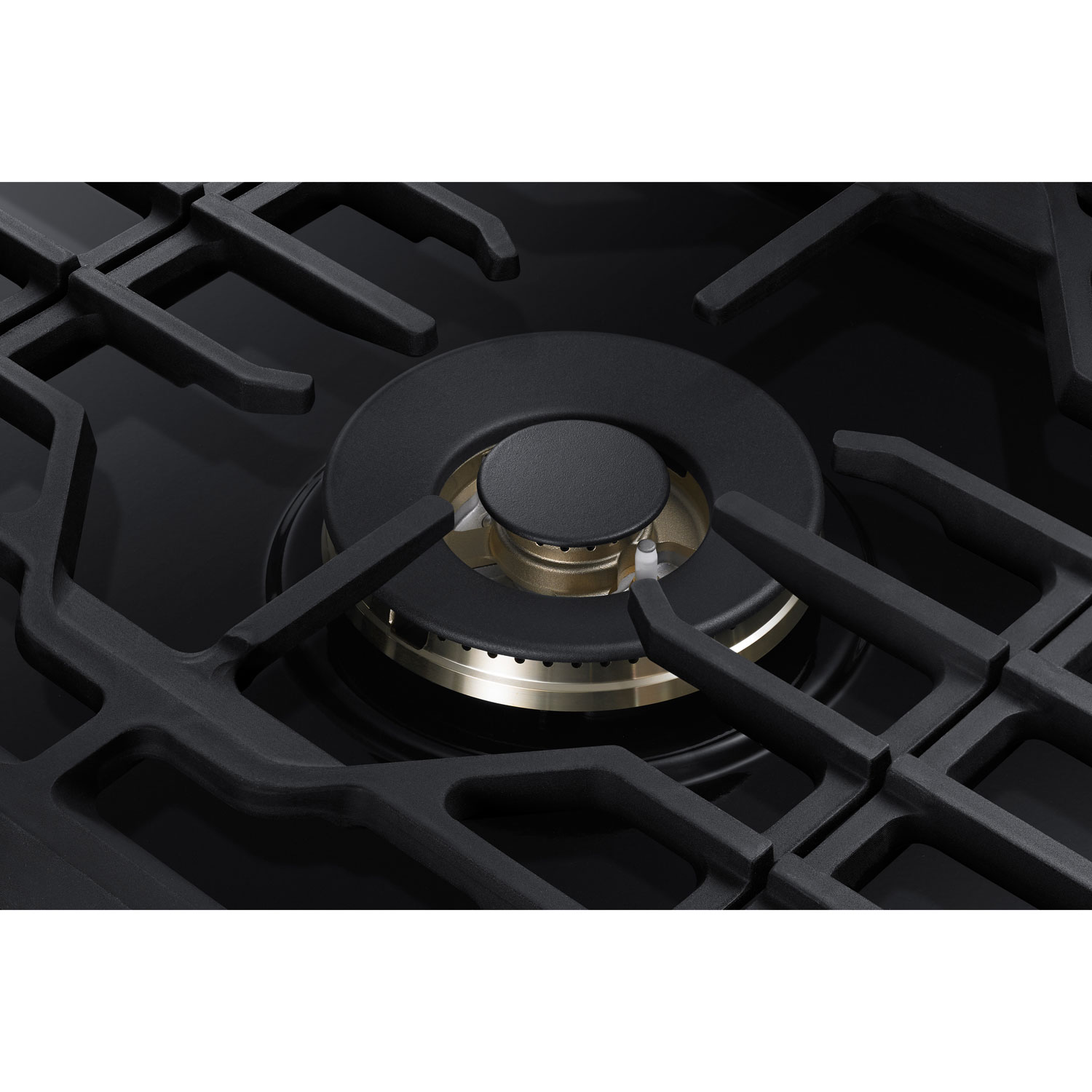 Samsung 30" 4-Burner Gas Cooktop - Black; Stainless Steel