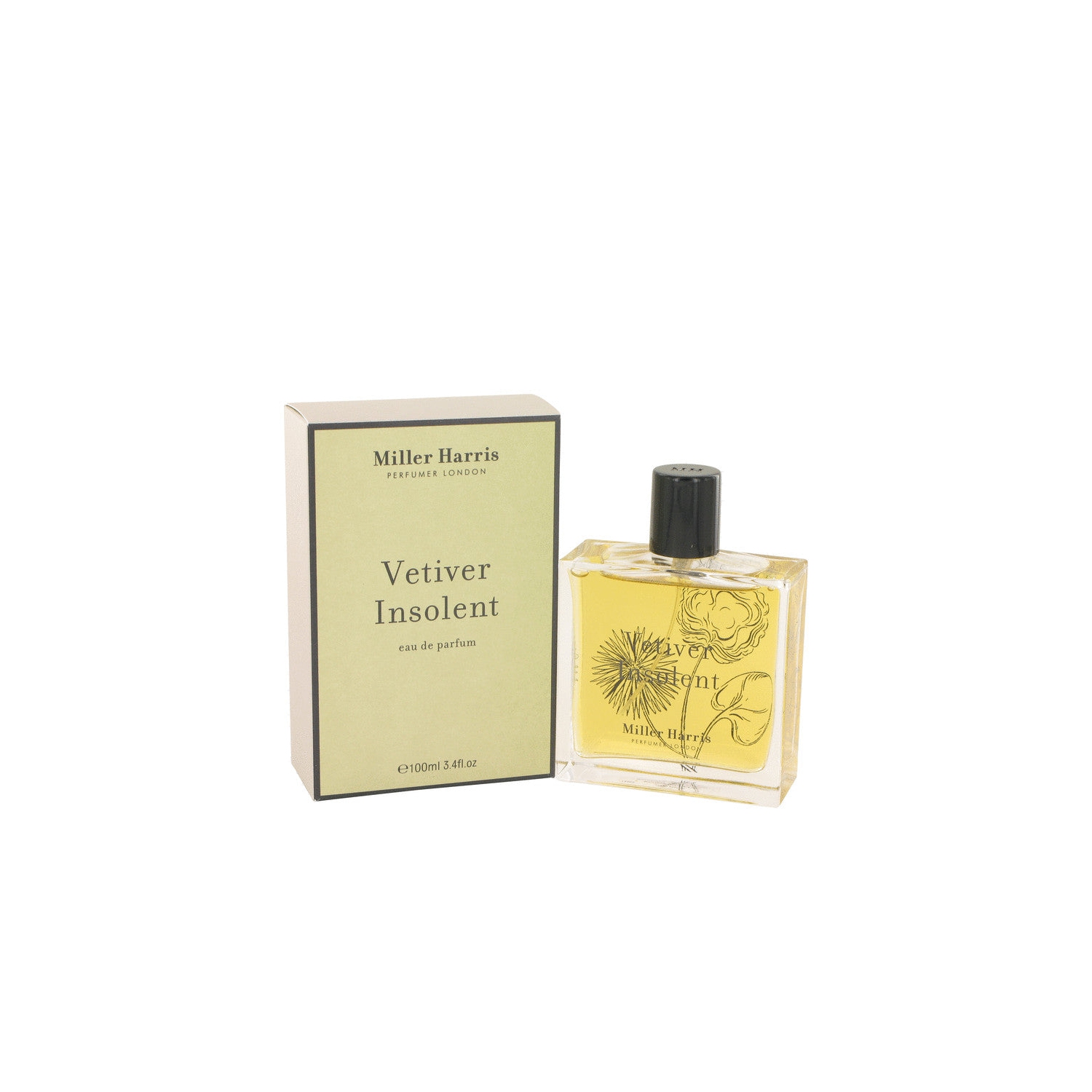 Vetiver Insolent by Miller Harris Eau De Parfum Spray 3.4 oz