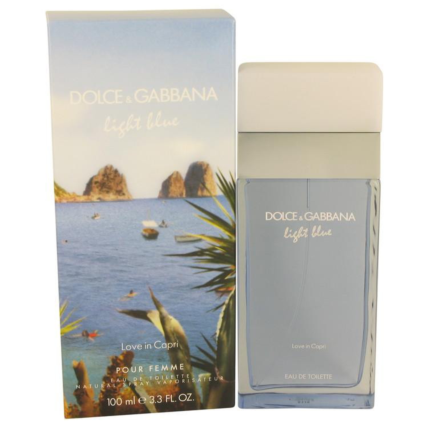 Light Blue Love in Capri by Dolce & Gabbana Eau De Toilette Spray 3.4 oz (100 ml) (Women)