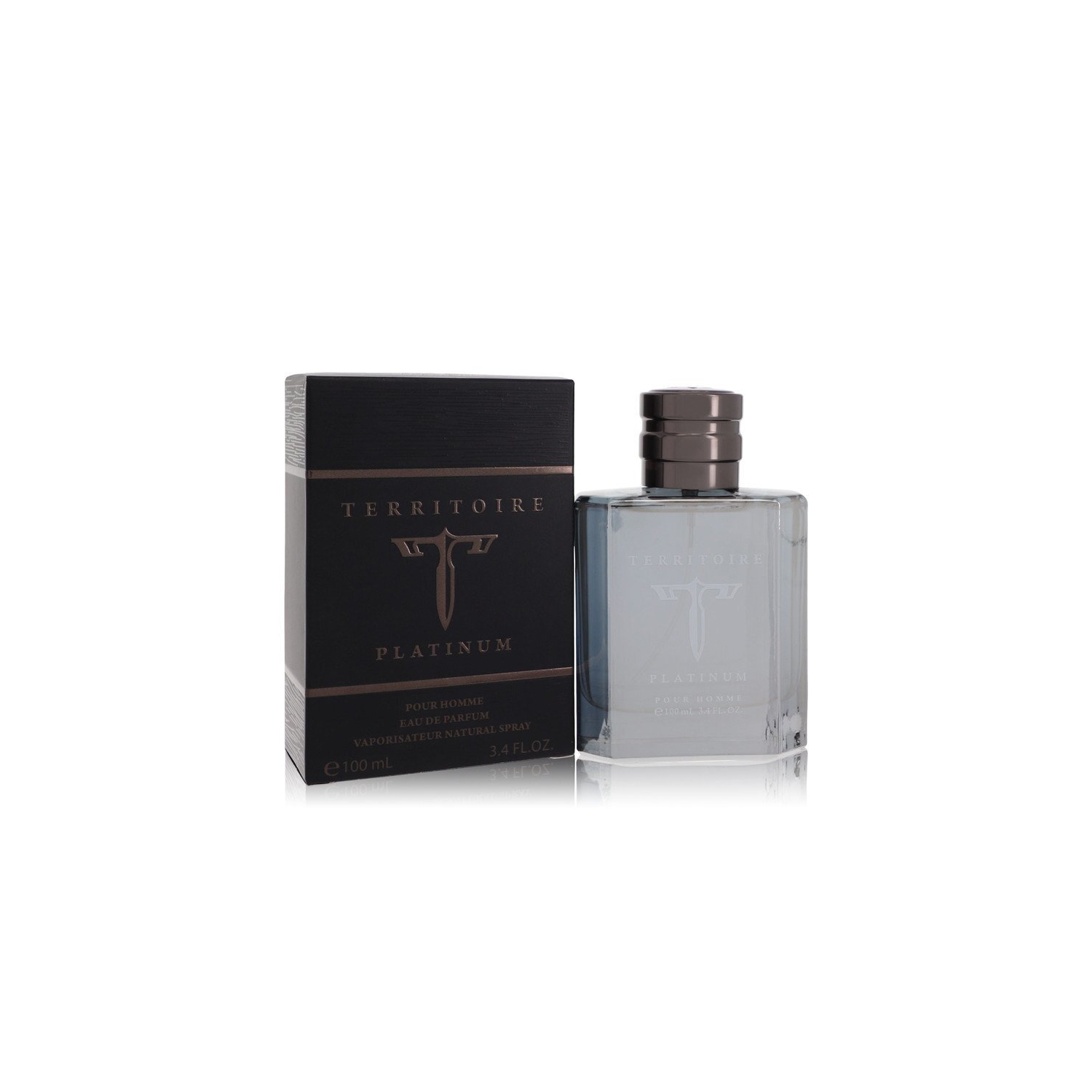 Territoire Platinum by YZY Perfume Eau De Parfum Spray 3.4 oz