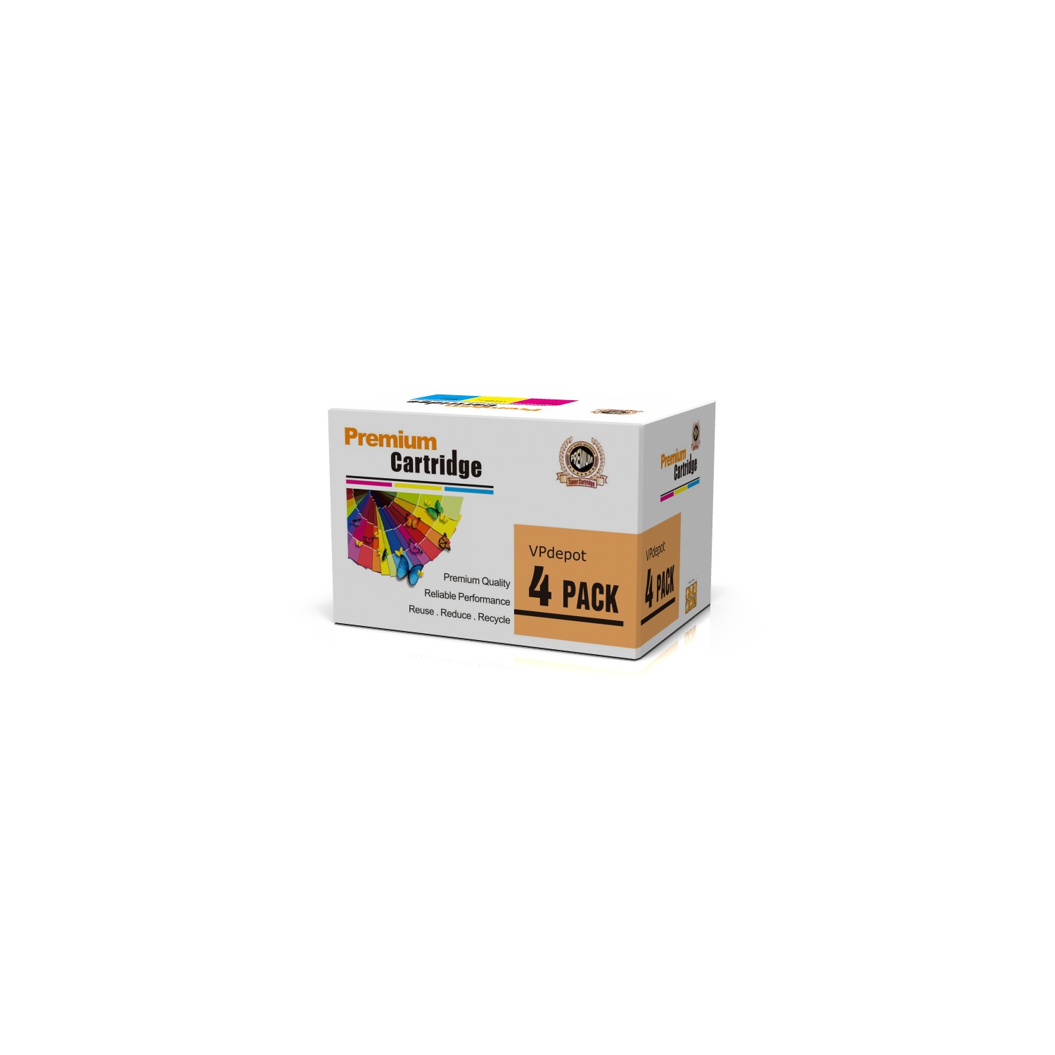 VPdepot 4PK T220XL Replacement CMYK Replacement High Yield Inkjet Cartridges for Epson Epson WorkForce WF-2630/2650/2660