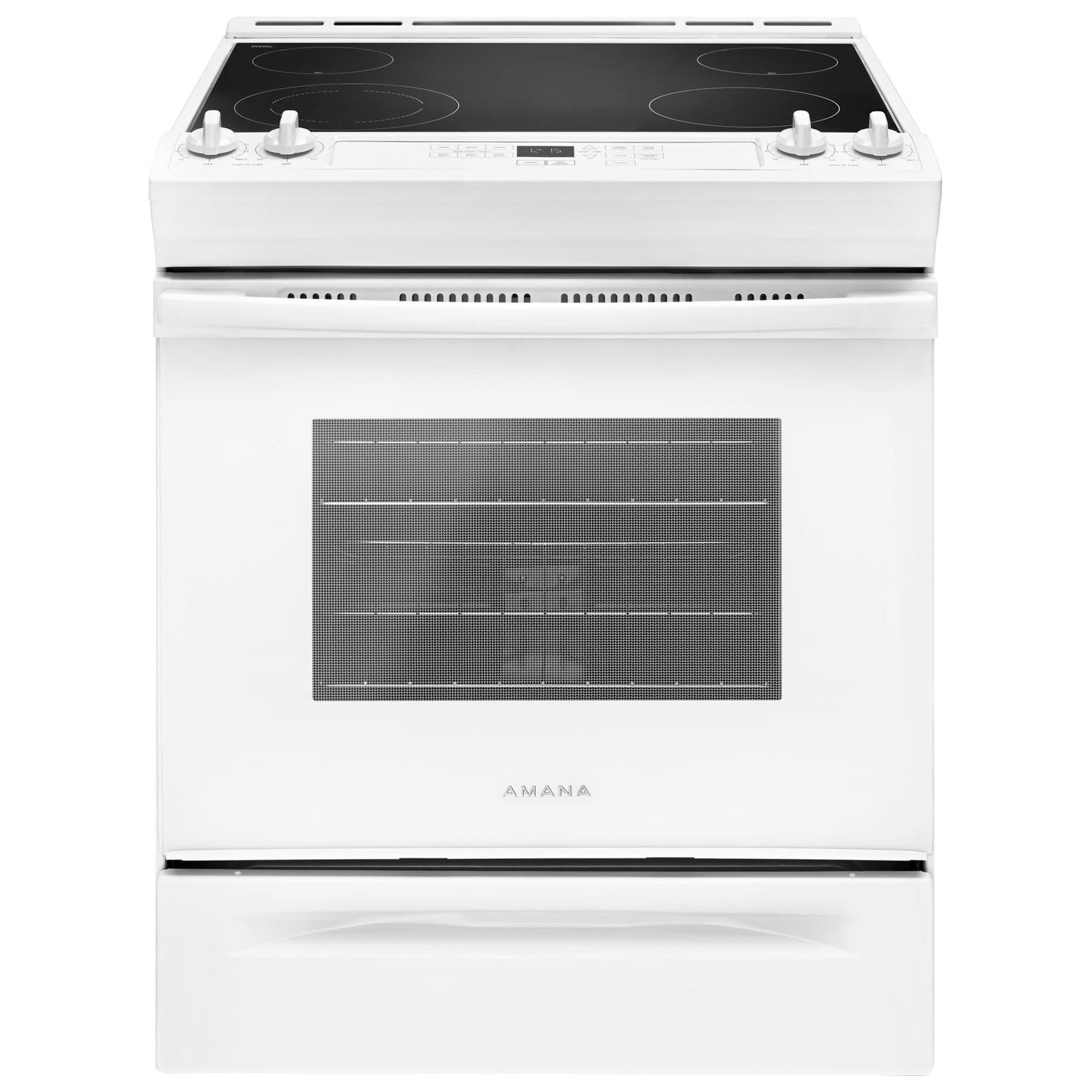 Amana 30" 4.8 Cu. Ft. Self-Clean Slide-In Electric Range - White