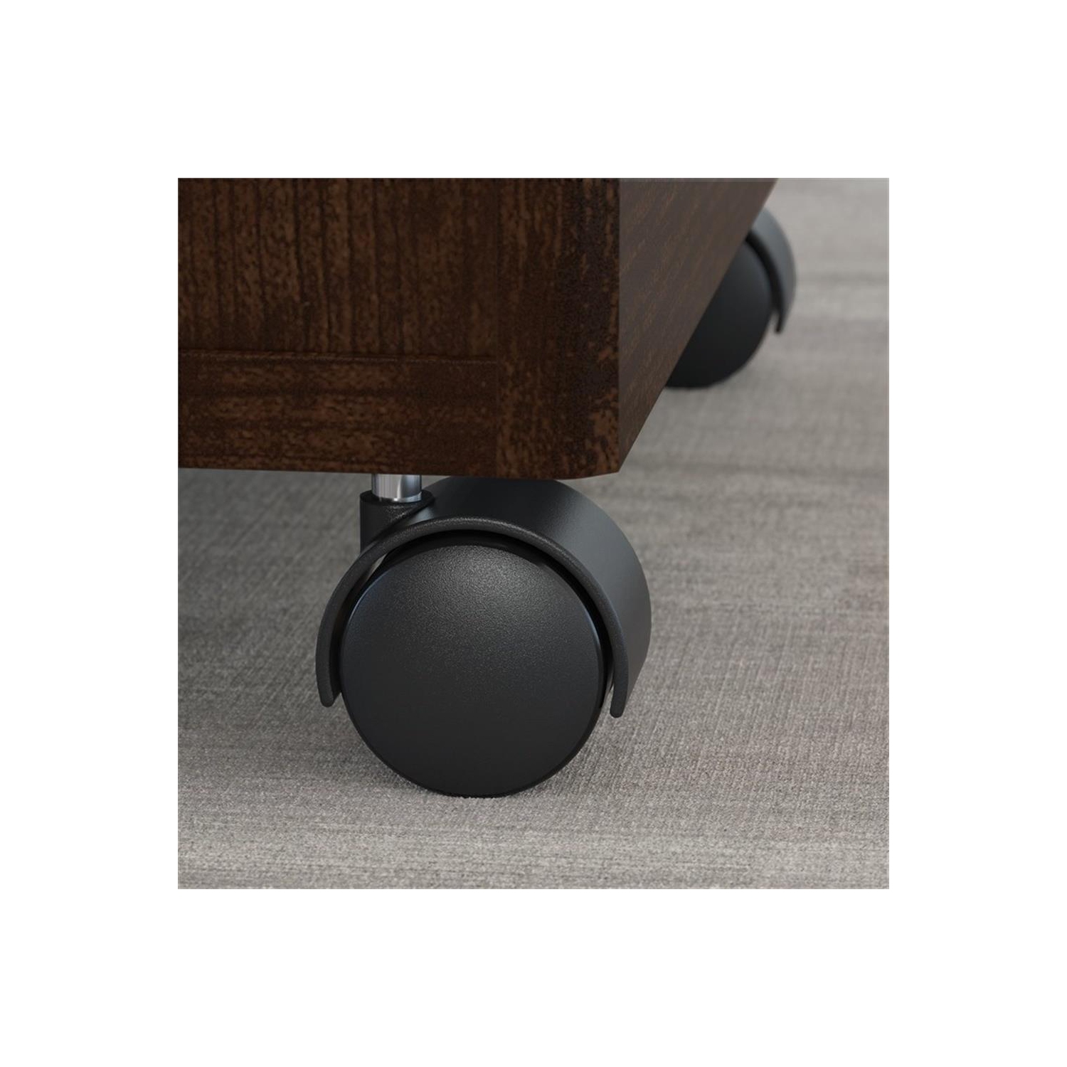 Series C 2 Drawer Mobile File Cabinet in Mocha Cherry - Engineered Wood