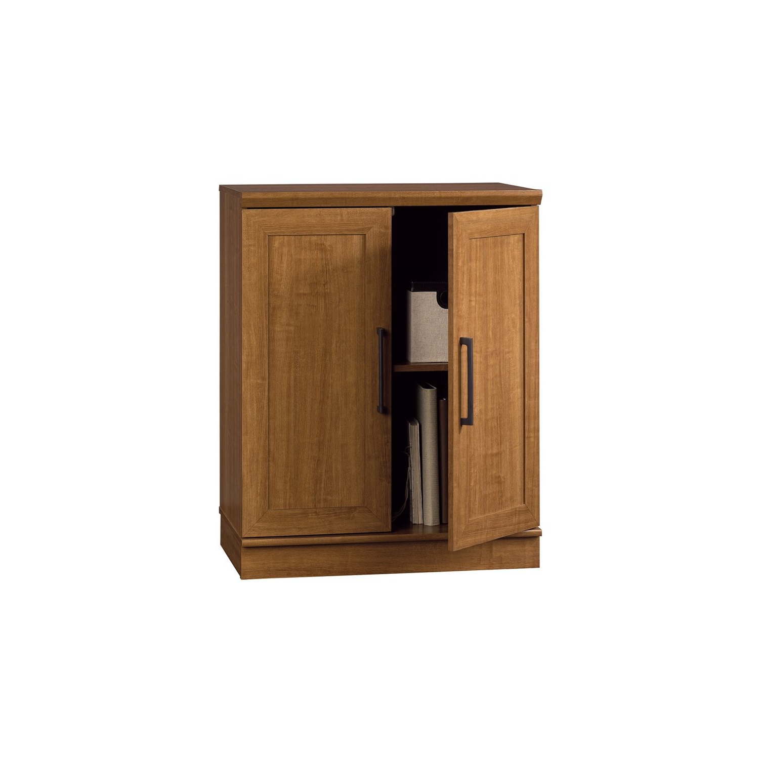Sauder Homeplus Base Cabinet in Sienna Oak Finish