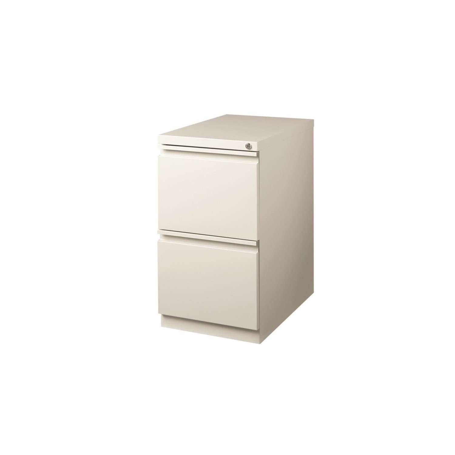 Hirsh 2 Drawer File Cabinet in Light Gray
