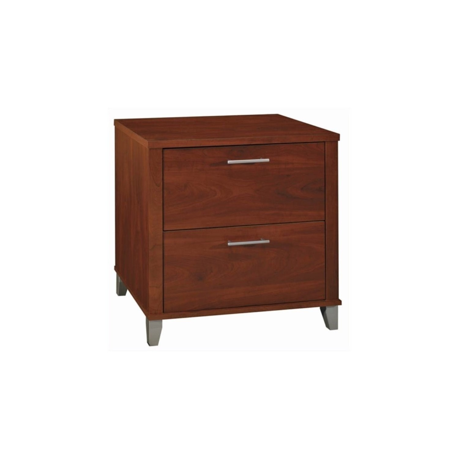 Bowery Hill 2 Drawer Lateral File Cabinet in Hansen Cherry