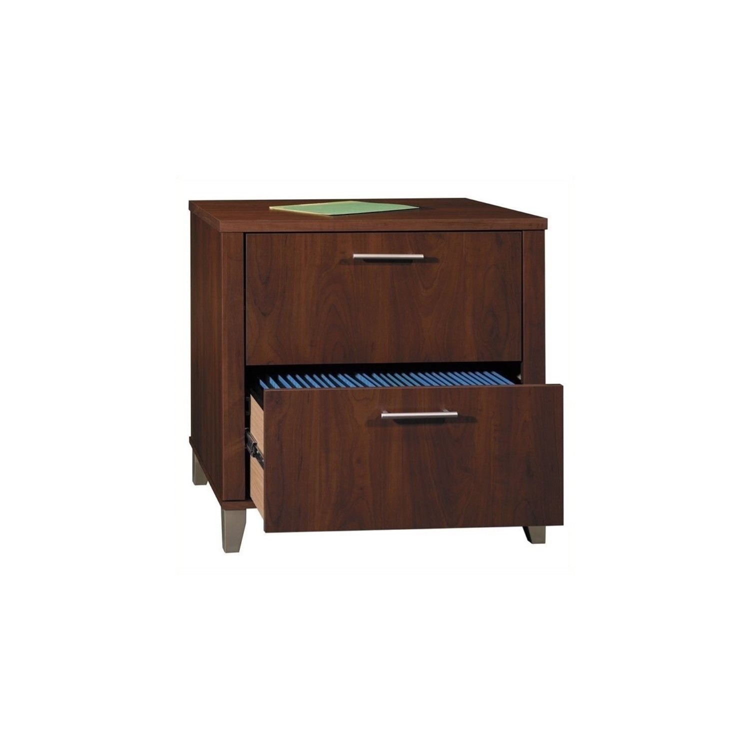 Bowery Hill 2 Drawer Lateral File Cabinet in Hansen Cherry