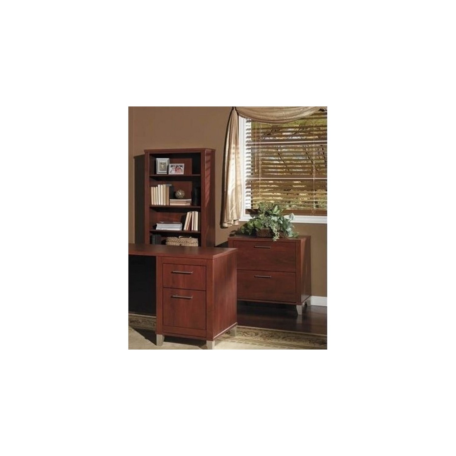 Bowery Hill 2 Drawer Lateral File Cabinet in Hansen Cherry