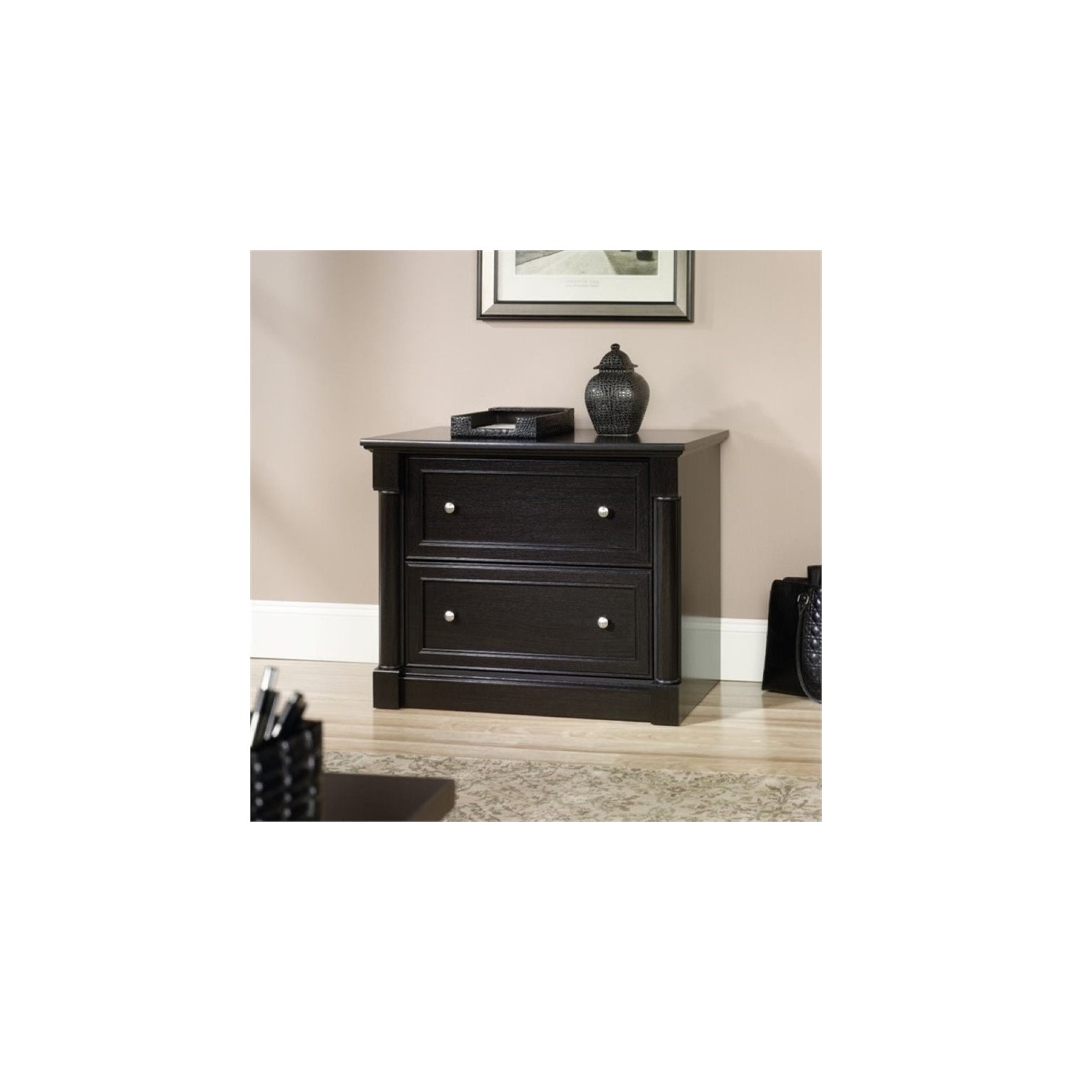 Bowery Hill 2 Drawer File Cabinet in Wind Oak