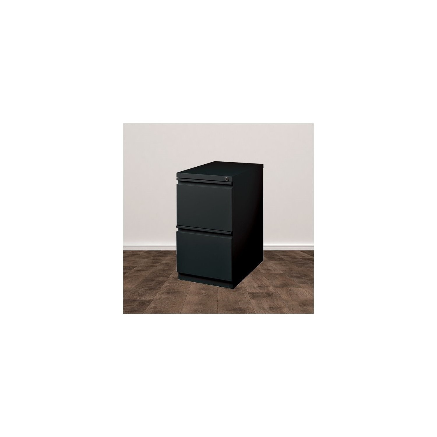 Trent Home Cobalt 2 Drawer Mobile File Cabinet in Black