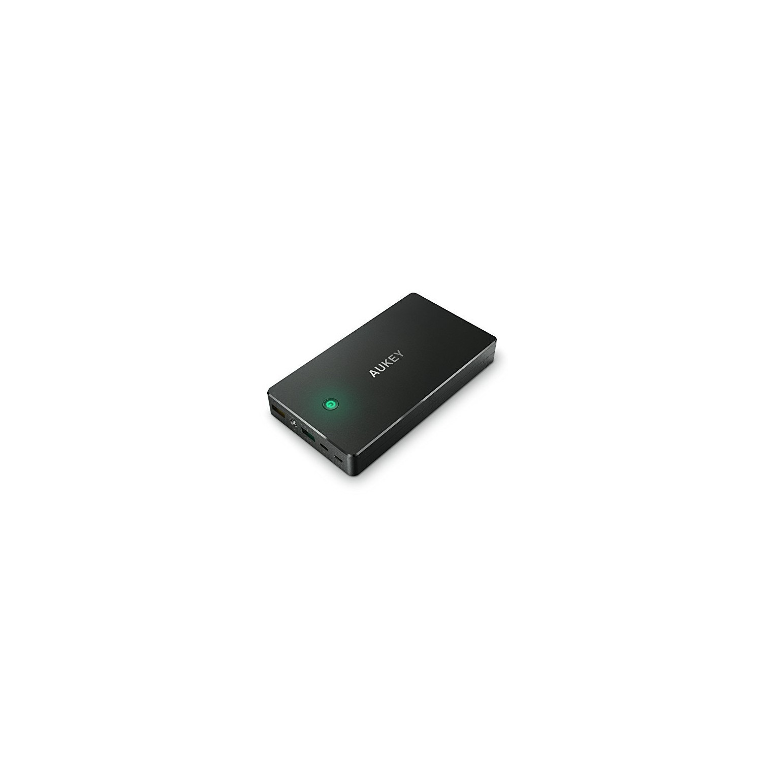 AUKEY 20000mAh Portable Charger with Quick Charge 3.0 Power Bank, Lightning & Micro Input Dual-USB Output Battery Pack for Sam