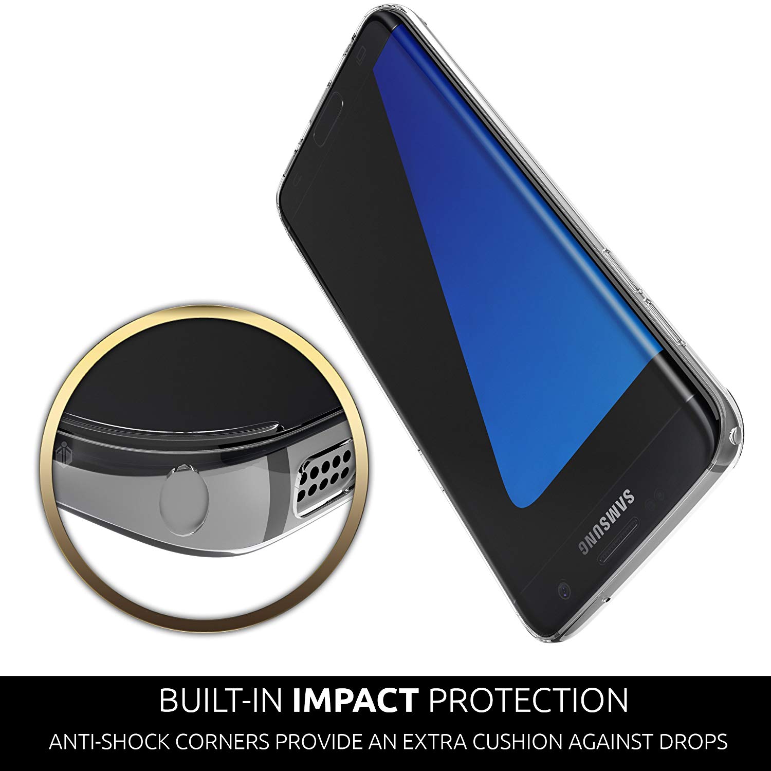 Samsung Galaxy S7 Edge Case - Inskin [Crystalline] Scratch Resistant Clear Hybrid Case for Samsung® Galaxy® S7 Edge 5.5' [NOT