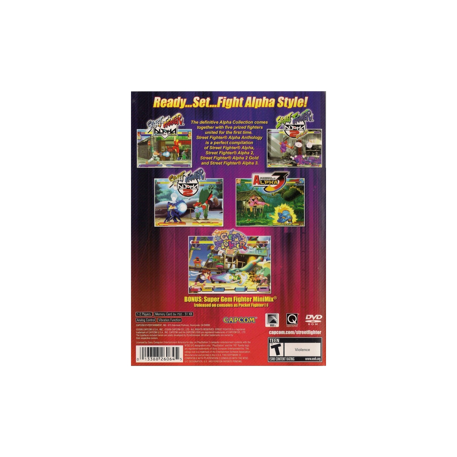 Anthologie Alpha de Street Fighter