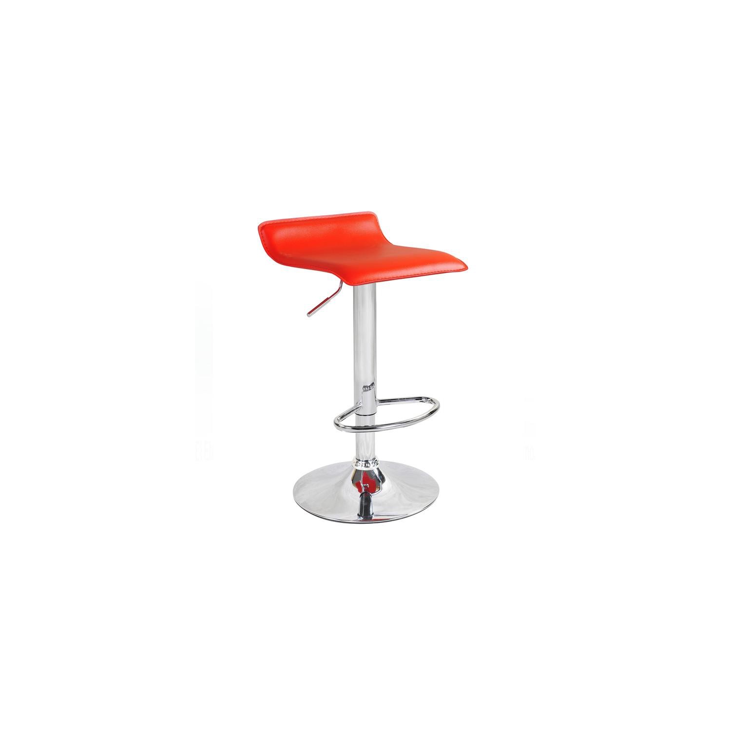 Bronte Series Fiji Leatherette Bar Stool With Adjule Height Bronte Series Fiji Leatherette Bar Stool With Adjule Height And Swivel Seat Design Red Set Of 2 Only