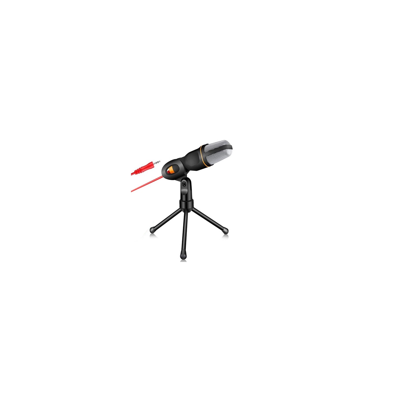 Multimedia Studio 3.5mm Condenser Wired Computer Microphone Mic+Tripod Stand for PC Laptop Notebook