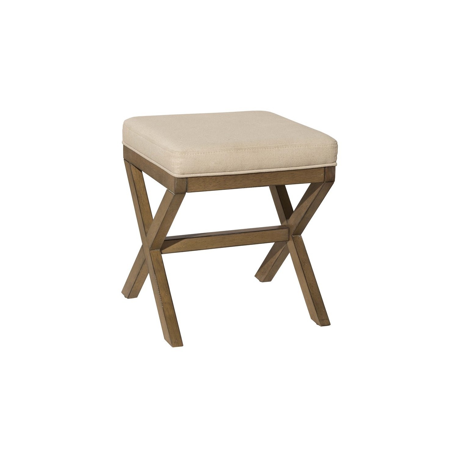 Hillsdale Somerset Vanity Stool in Driftwood
