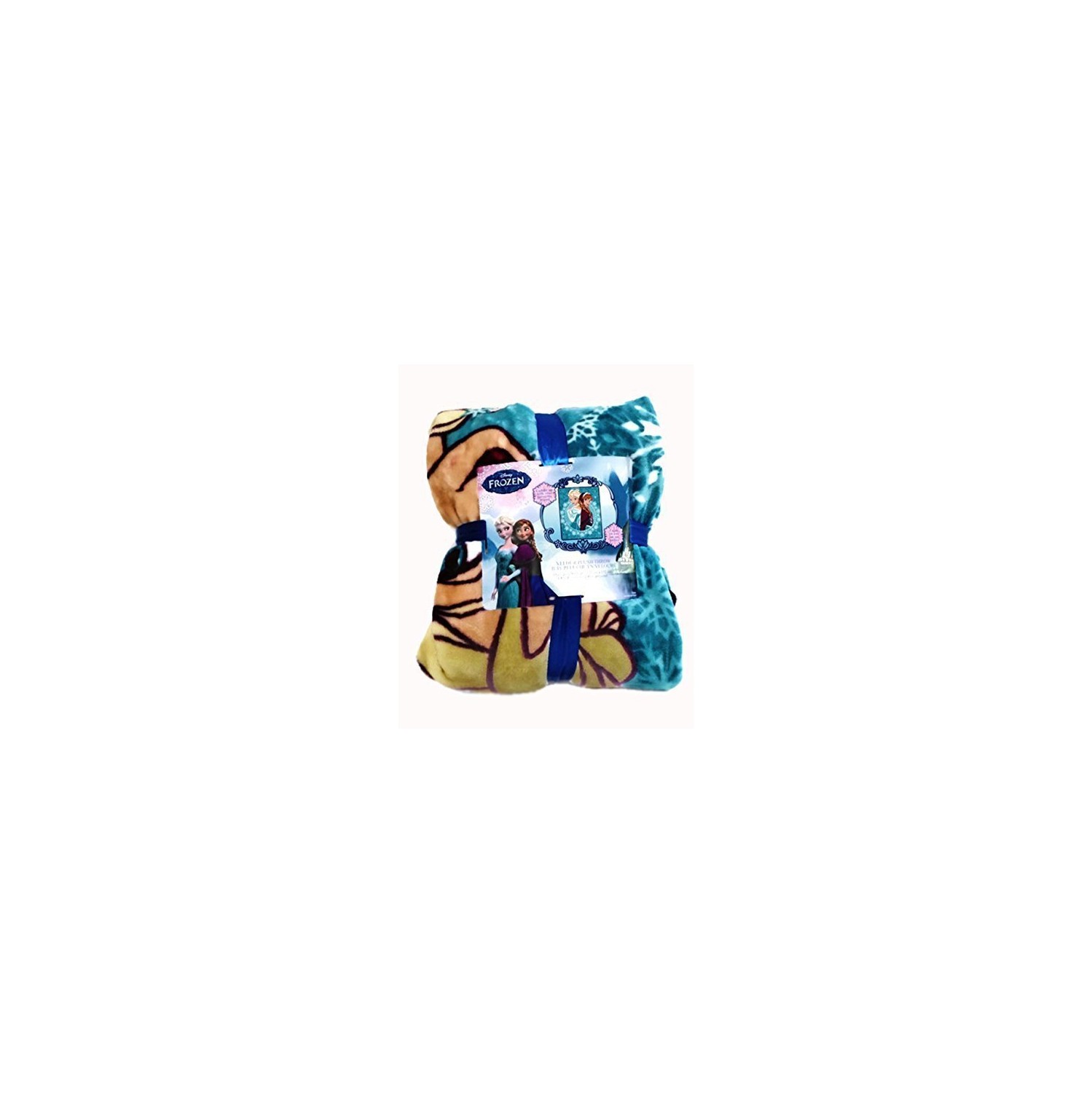 Disney Frozen Anna Elsa Classic Designed Micro Plush Soft Cozy Throw Blanket 48 X 60 Inch
