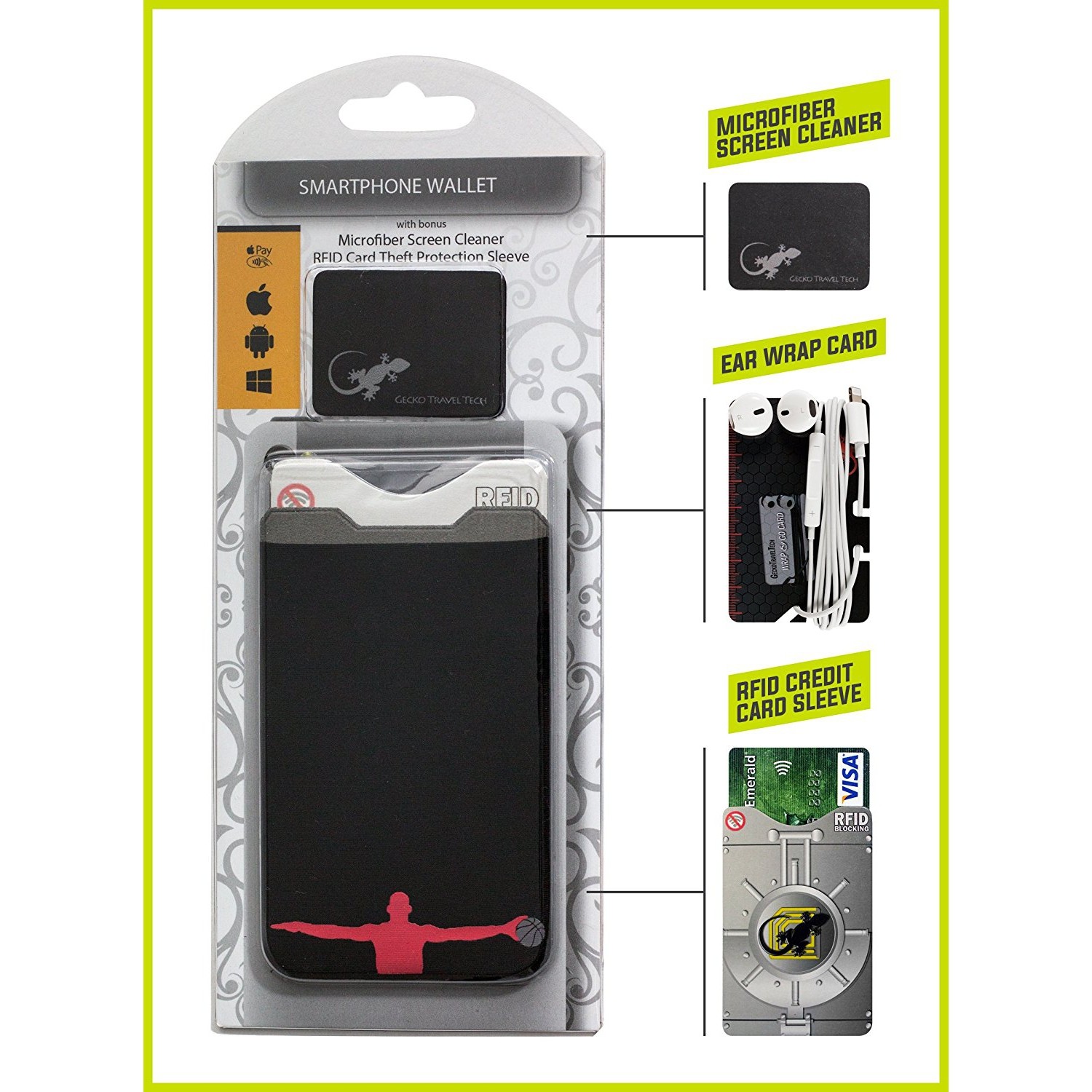 Gecko Travel Tech Wallet Case