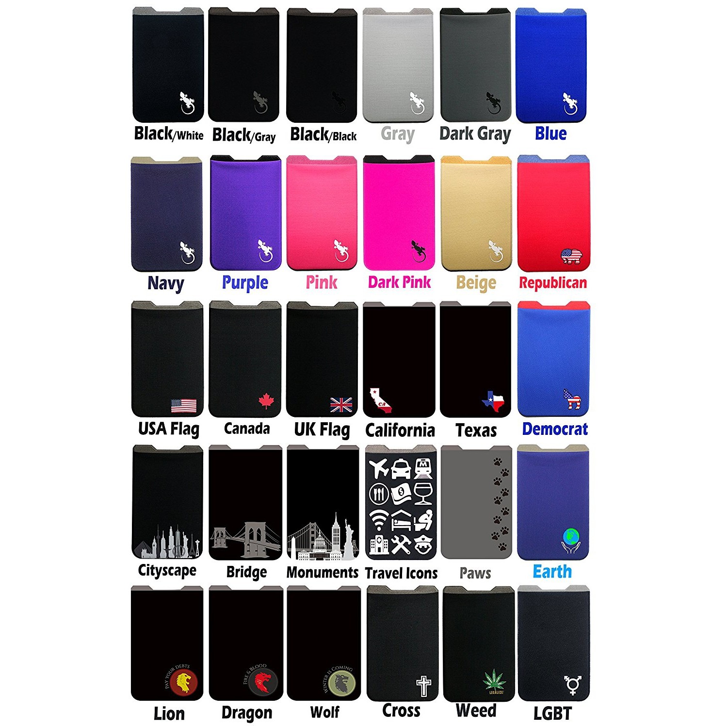 Gecko Travel Tech Wallet Case