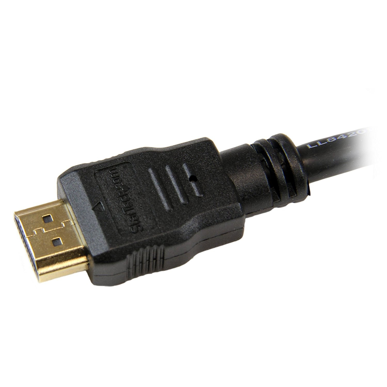 StarTech.com 1 ft High Speed HDMI® Cable - HDMI to HDMI M/M - 19 pin HDMI, 1080p - Audio/Video, Gold-Plated Connectors