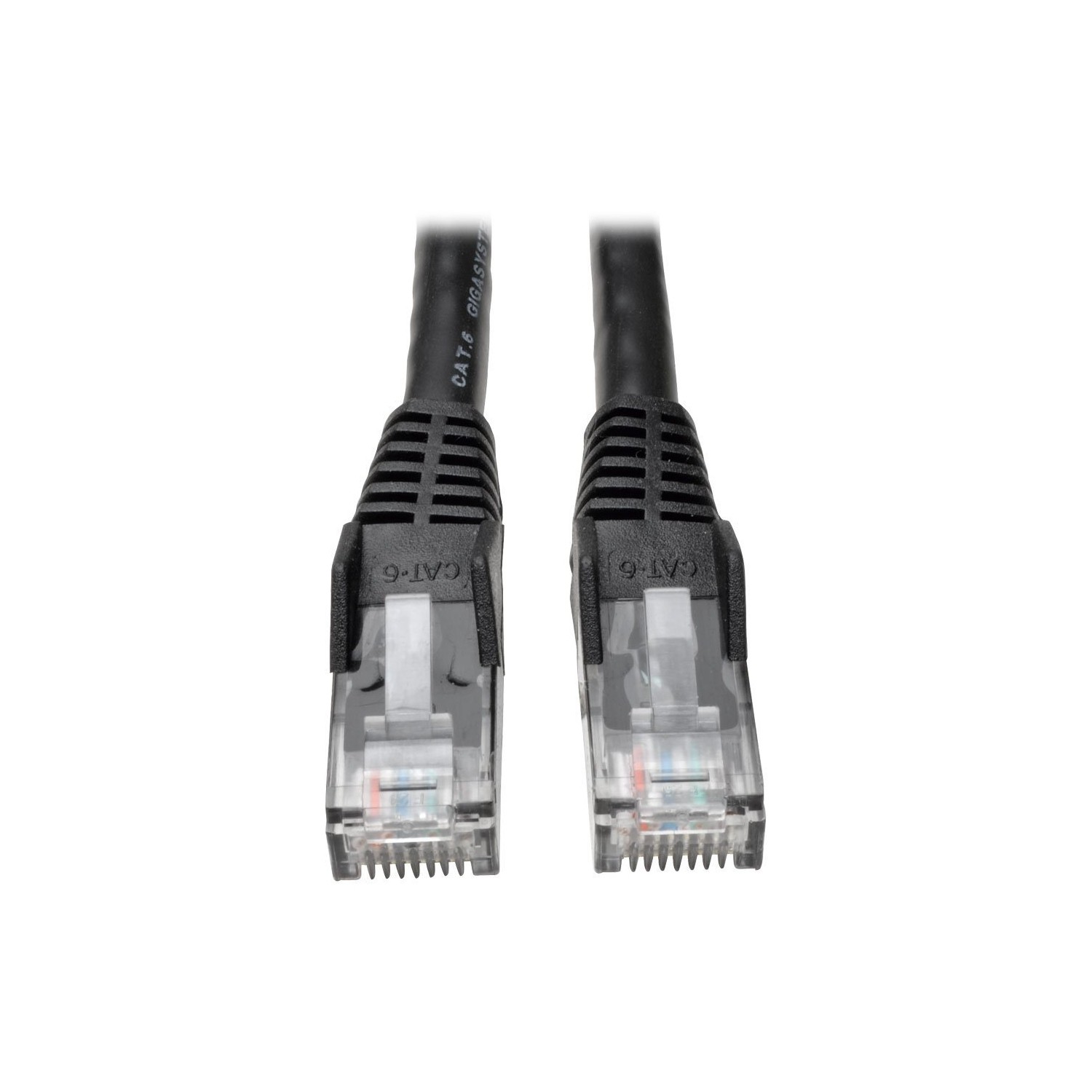 Cat6 Gigabit Snagless Molded Patch Cable - Black, 6-Ft.