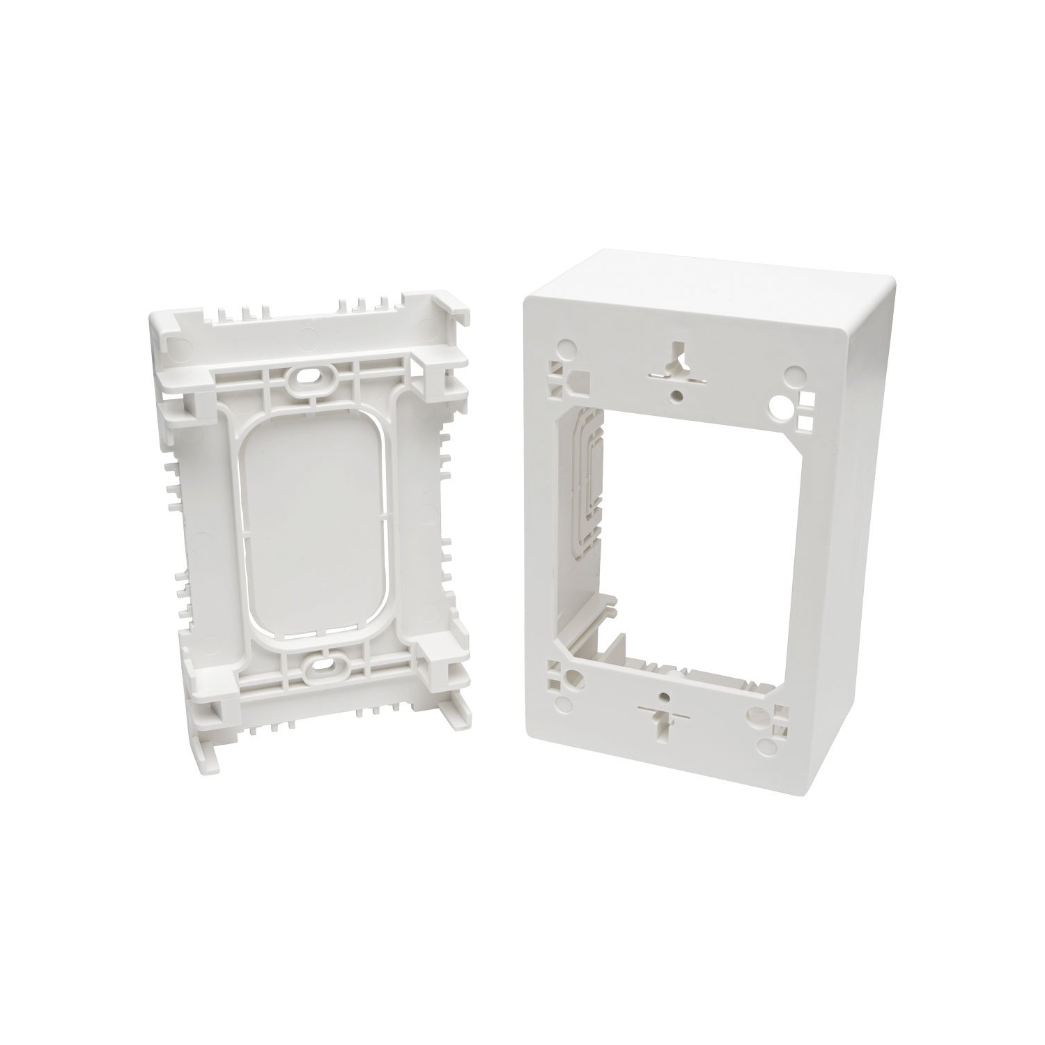 Tripp Lite – Boîte de jonction simple à montage en surface N080-SMB1-WH, plaque murale, blanc