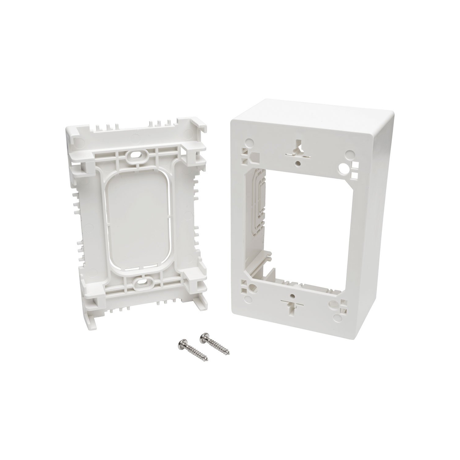 Tripp Lite – Boîte de jonction simple à montage en surface N080-SMB1-WH, plaque murale, blanc