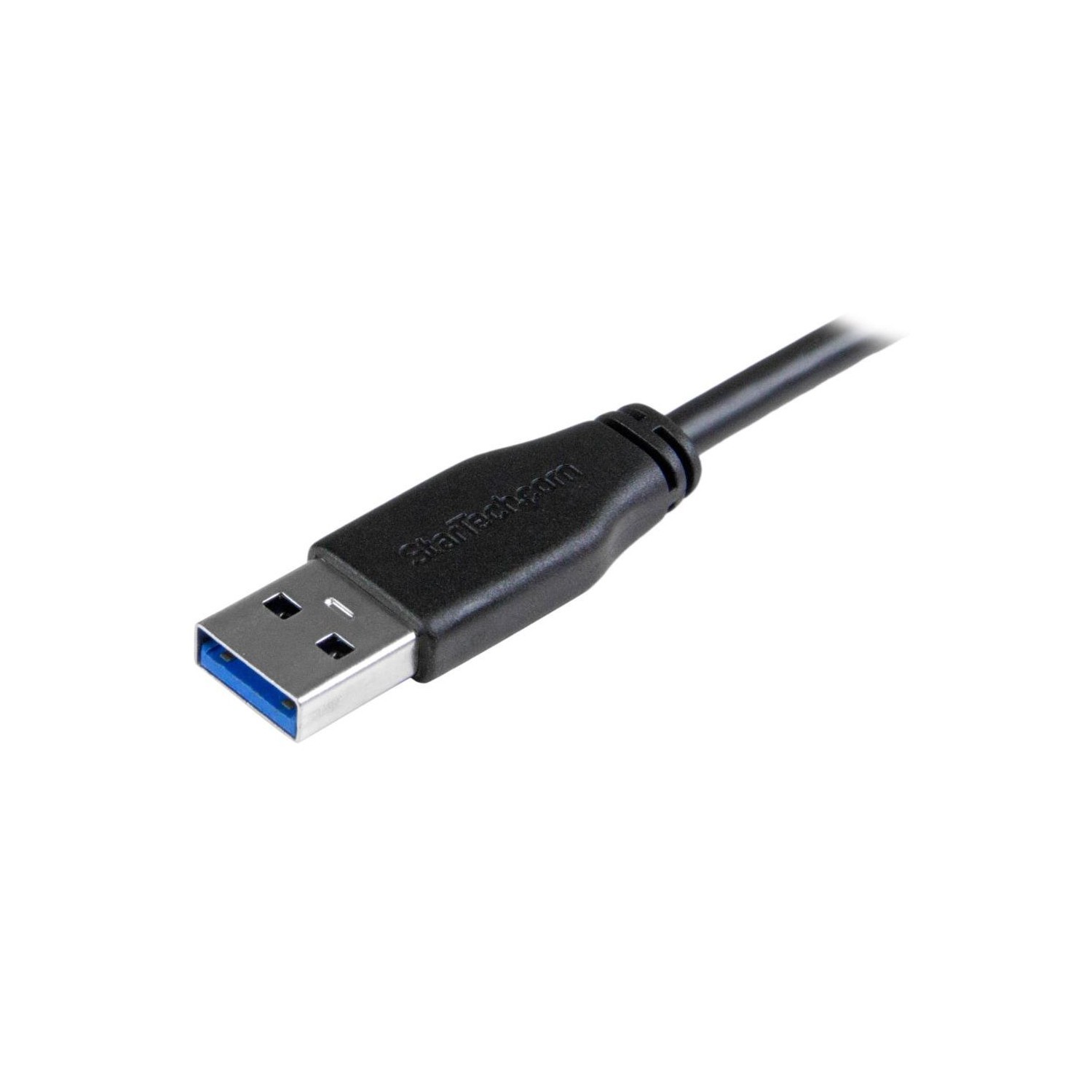 StarTech 0.5m Slim Left-Angle Micro USB 3.0 Cable - M/M - USB 3.1 Gen 1