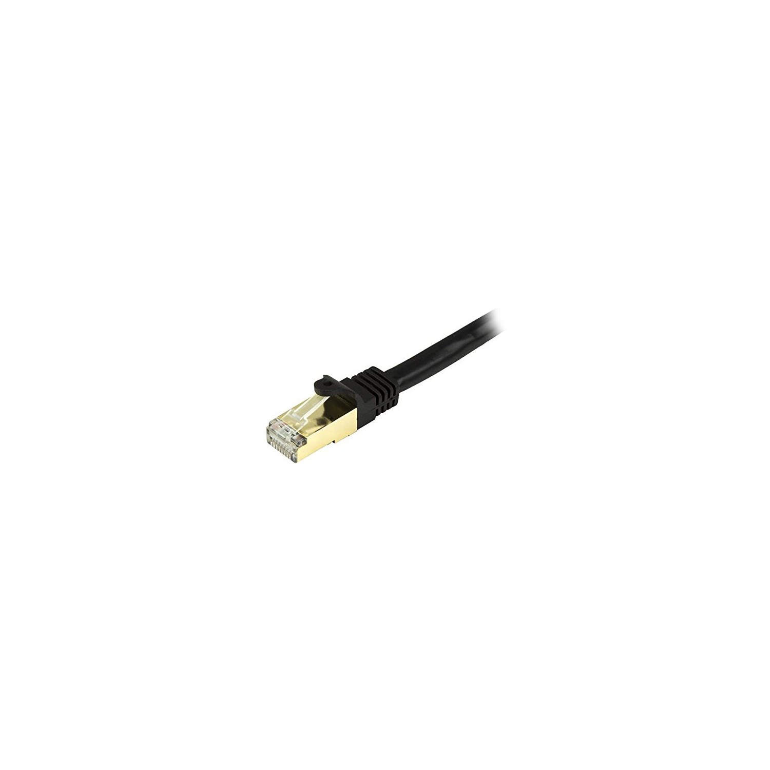 StarTech 15 ft Black Cat6a / Cat 6a Shielded Ethernet Patch Cable 15ft