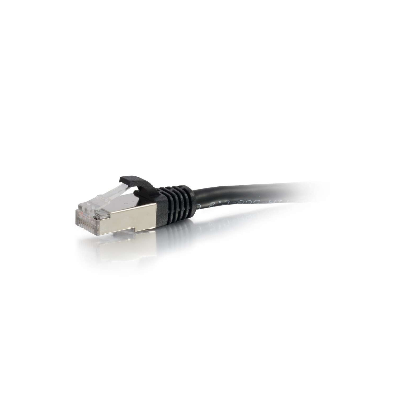 ORTRONICS 1FT CAT6 SNAGLESS STP CABLE-BLK