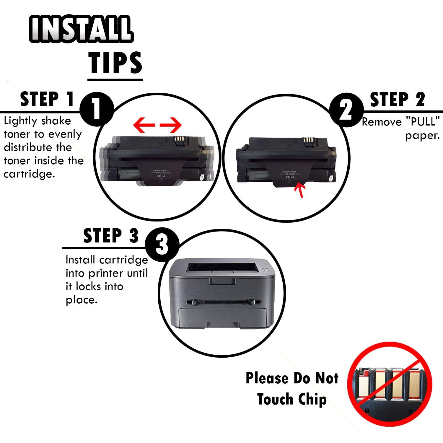 Inkfirst® High Yield Compatible Toner Cartridge 1130 330-9553 Replacement for Dell 1130 1135 Black 1135N 1130 1130N 1133