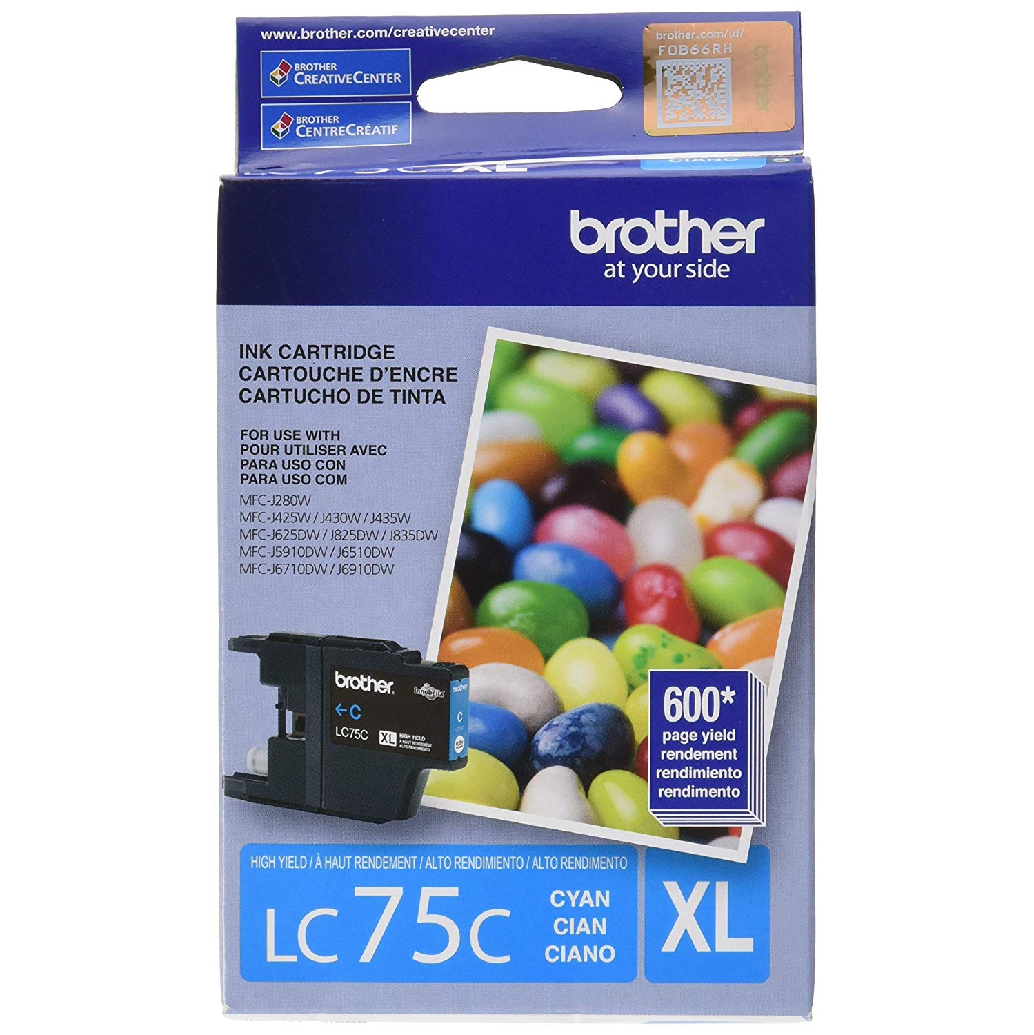 Brother LC-75 Cyan Original Ink Cartridge