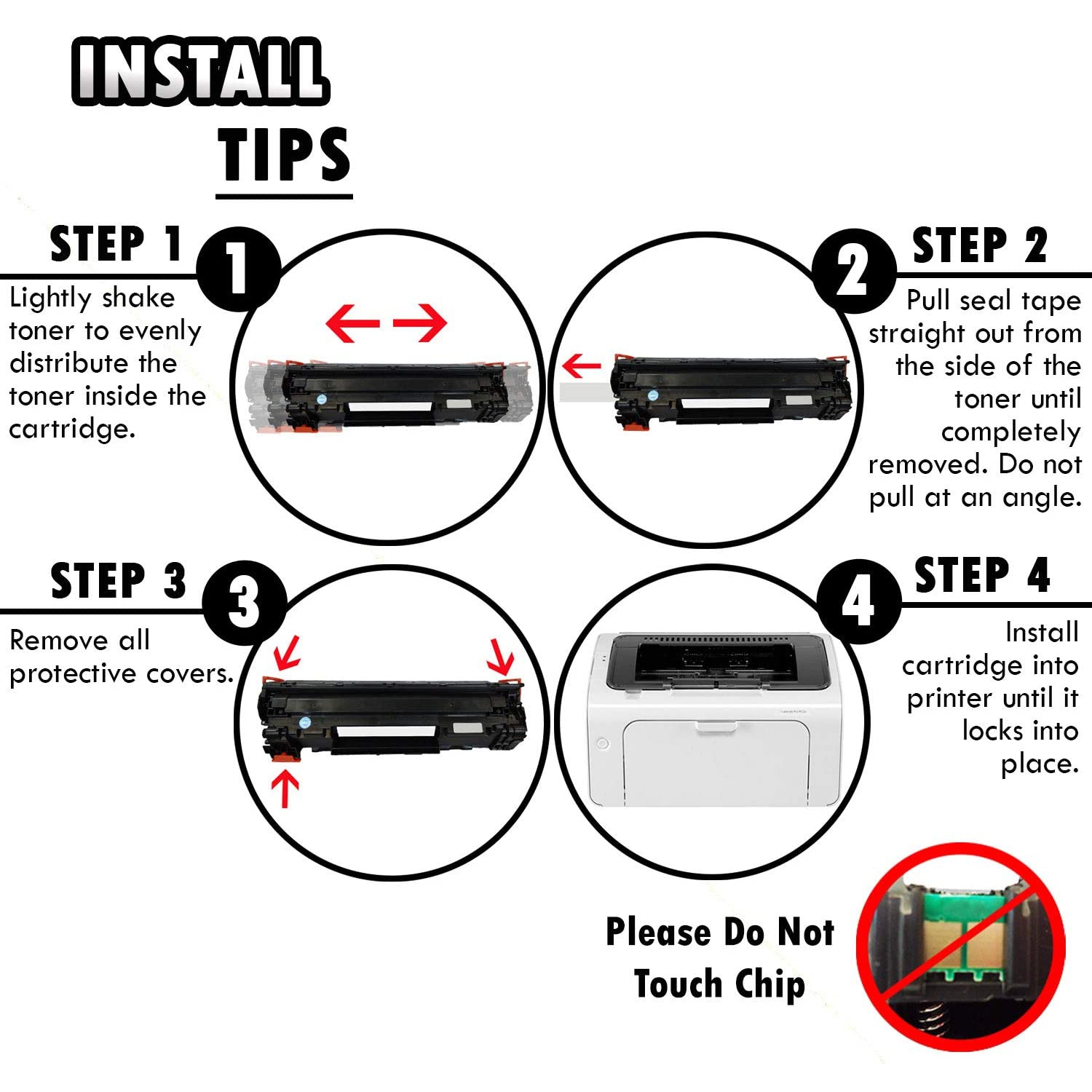 Remplacement de cartouche de toner compatible InkFirst pour HP CF279A 79A LaserJet Pro M12w MFP M26a MFP M26nw
