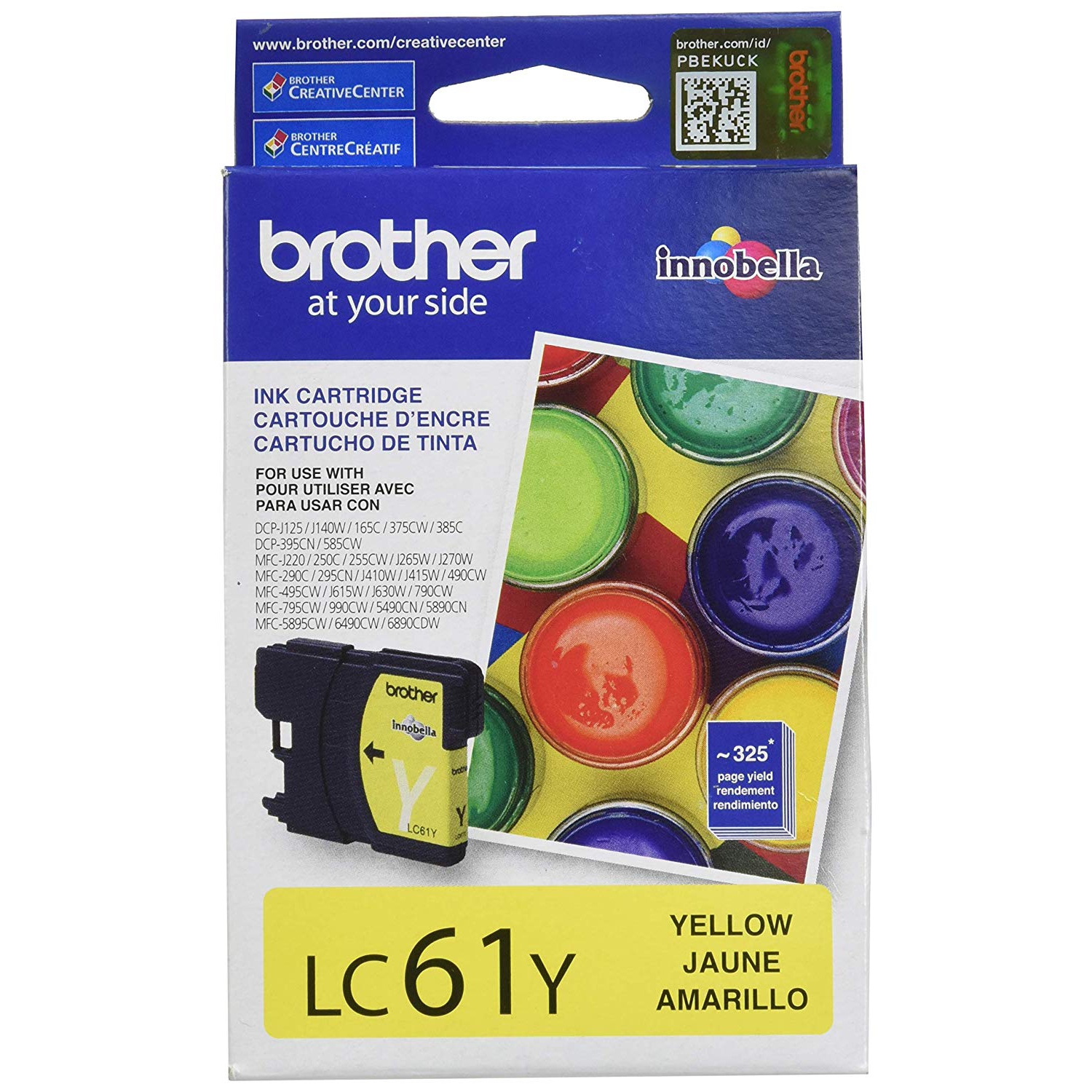 BROTHER INK CART LC61YS YELLOW