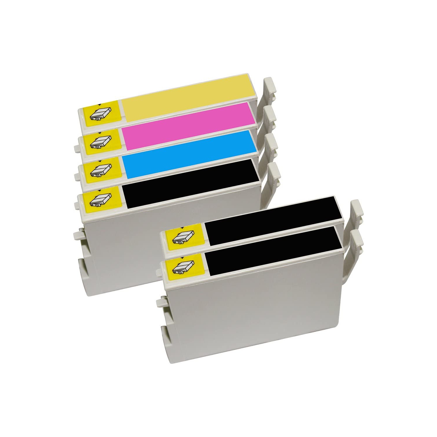 6 Inkfirst® Compatible 60 Ink Cartridges Replacement for Epson 60 T0601 T0602 T0603 T0604 Stylus CX4200 1SET+2BK