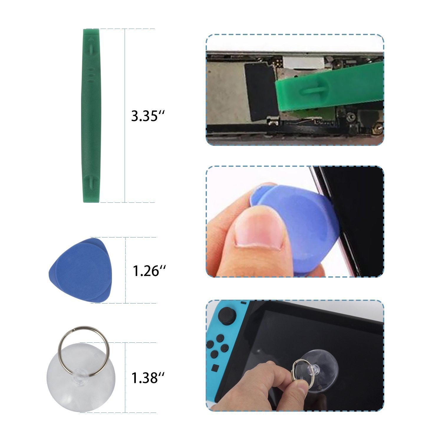 Trousse d’outils d’AROLLY - 3DS, NEW 3DS - Noir