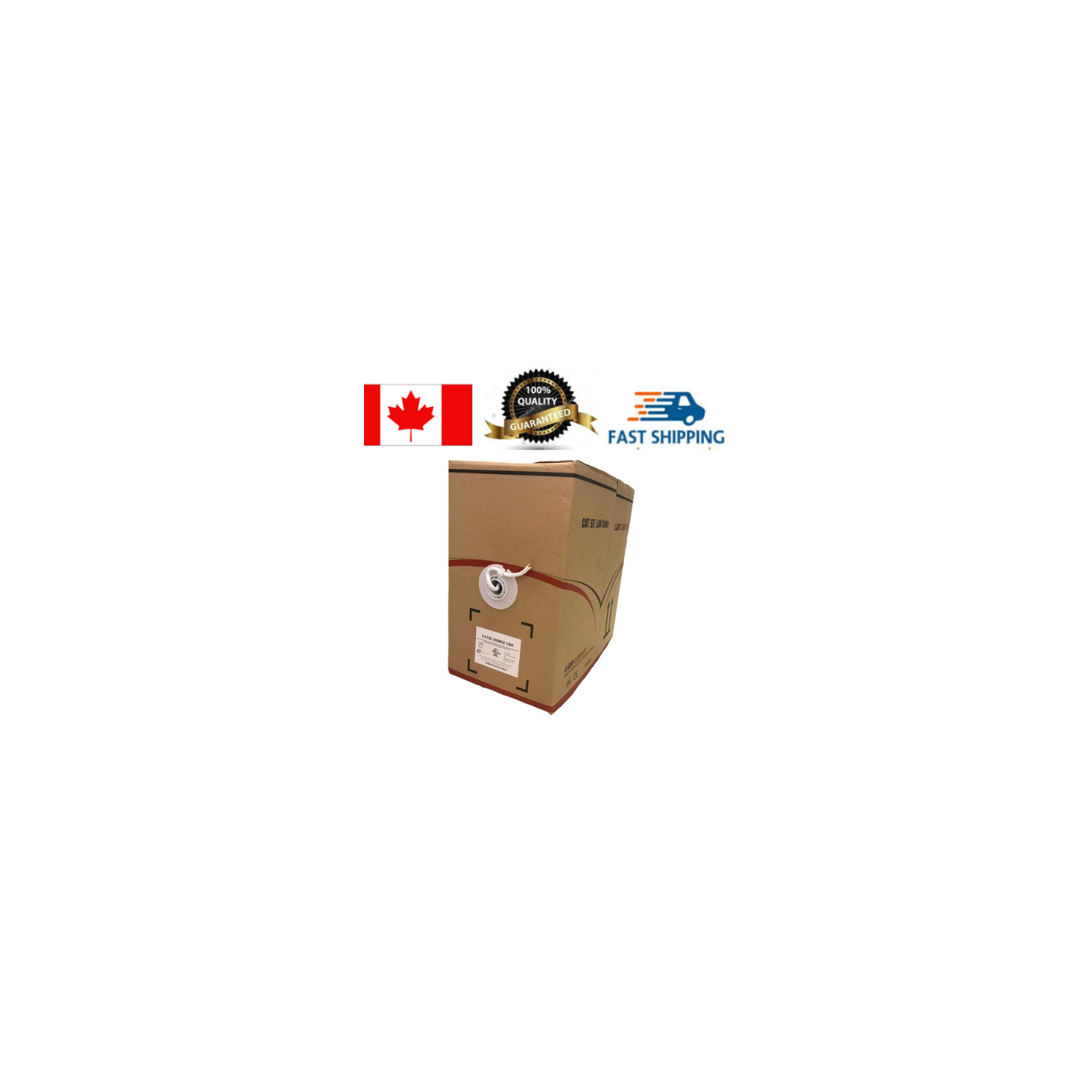 eGALAXY ® CAT5E CMR FT4 24AWG PURE Copper, 350MHZ 1000FT, White