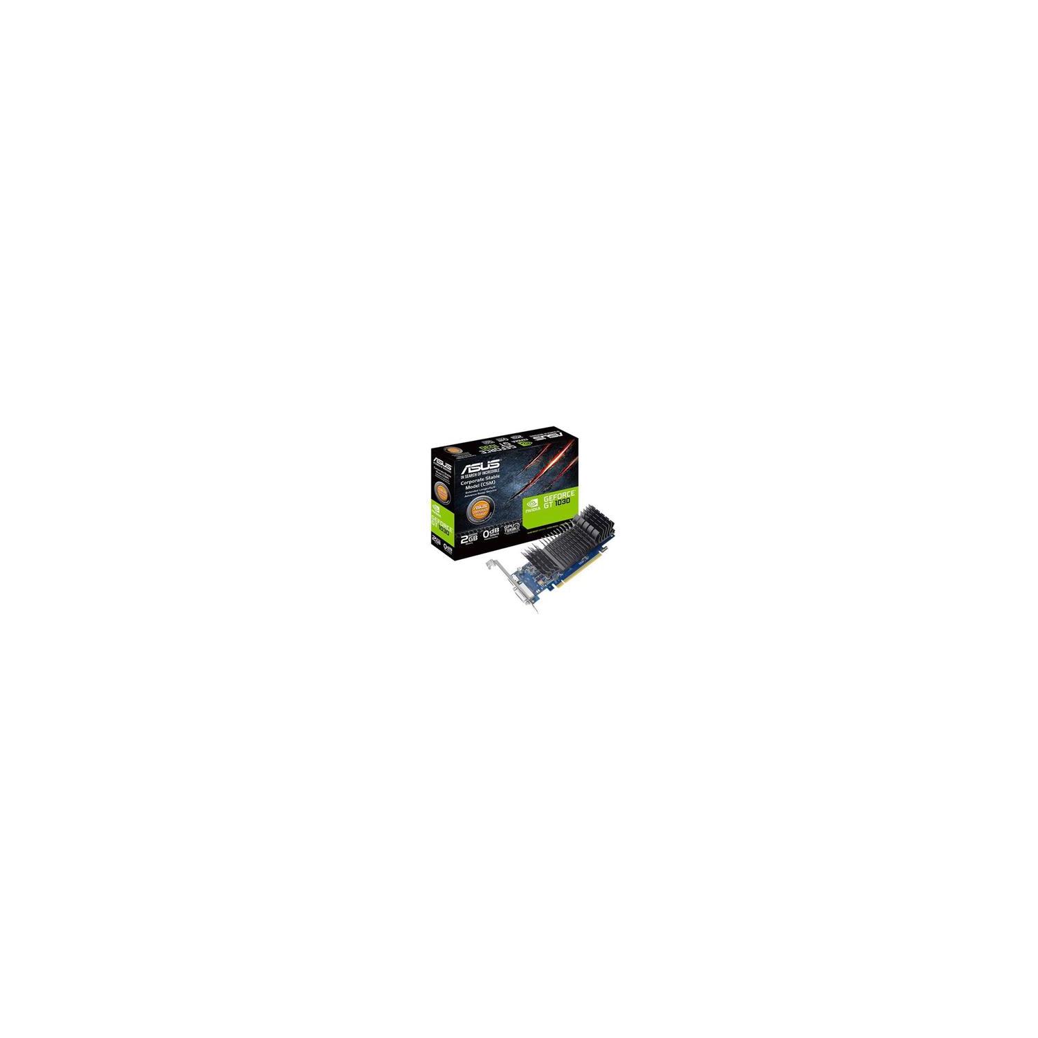 ASUS COMPONENTS VGA GT1030-2G-CSM 2GB GDDR5 NVIDIA GEFORCE GT 1030 PCI EXPRESS 3.0 GPU BOOST CLOCK:OPENGL4.5 OC MODE:150