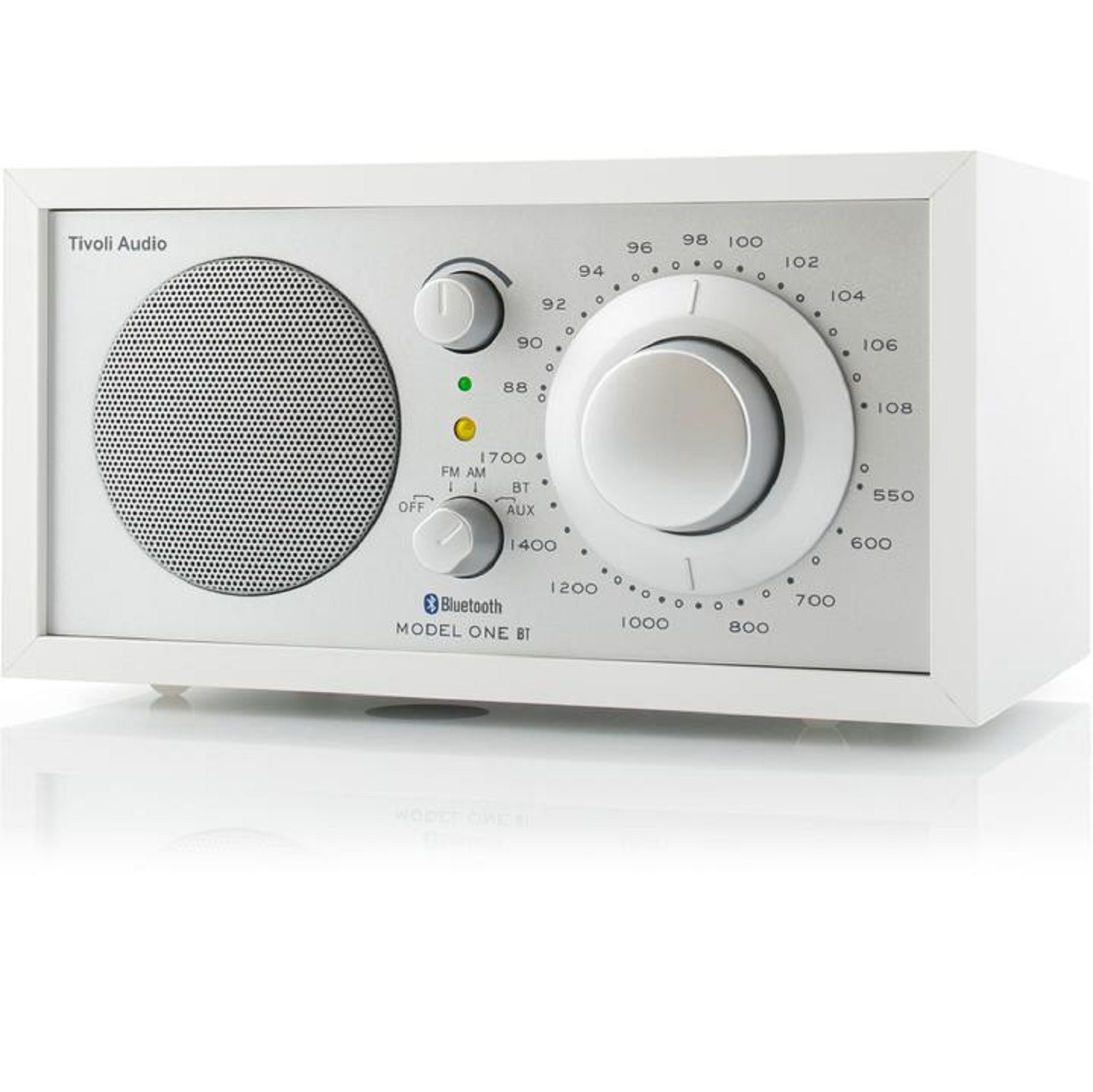 Tivoli Audio Model One BT Bluetooth AM/FM Radio (white /Cherry 