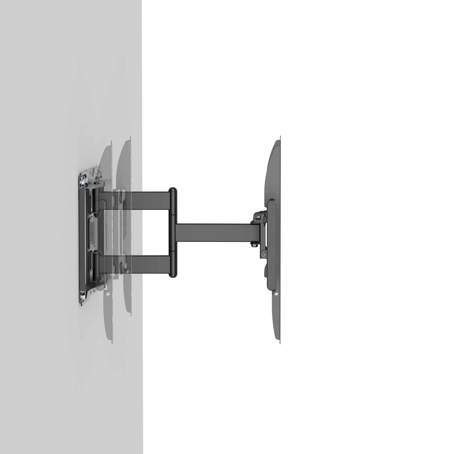 DURAMEX Full Motion LCD LED Plasma TV Wall Mount, Screen Bracket,Max VESA 600 x 400 MM, Fit TV Szie 37" to 90" Weight Limit Upto 50 Kgs / 110 Lbs