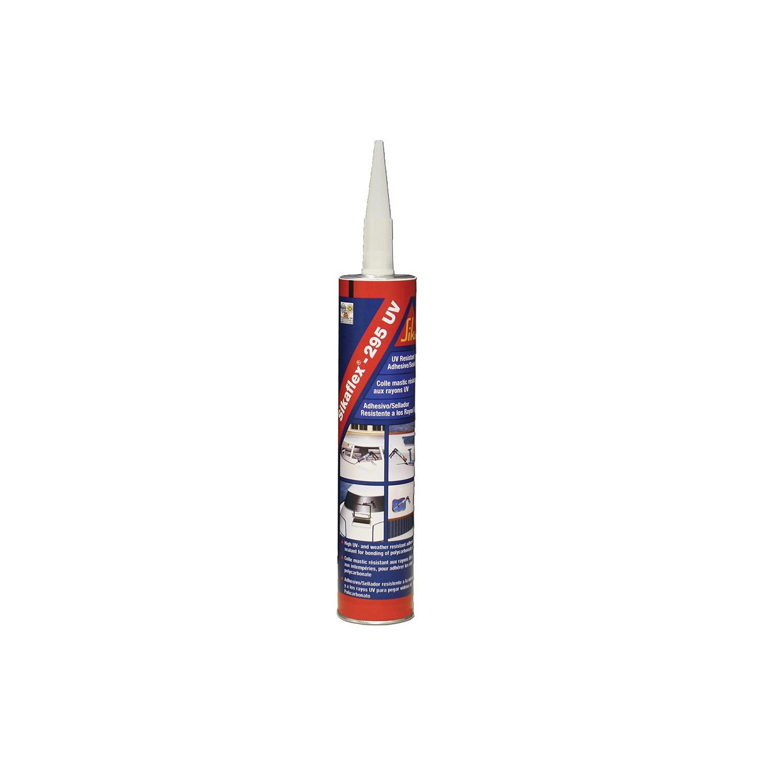 Sika Sikaflex&reg; 295UV UV Resistant Adhesive-Sealant - 10.3oz(300ml) Cartridge - Black
