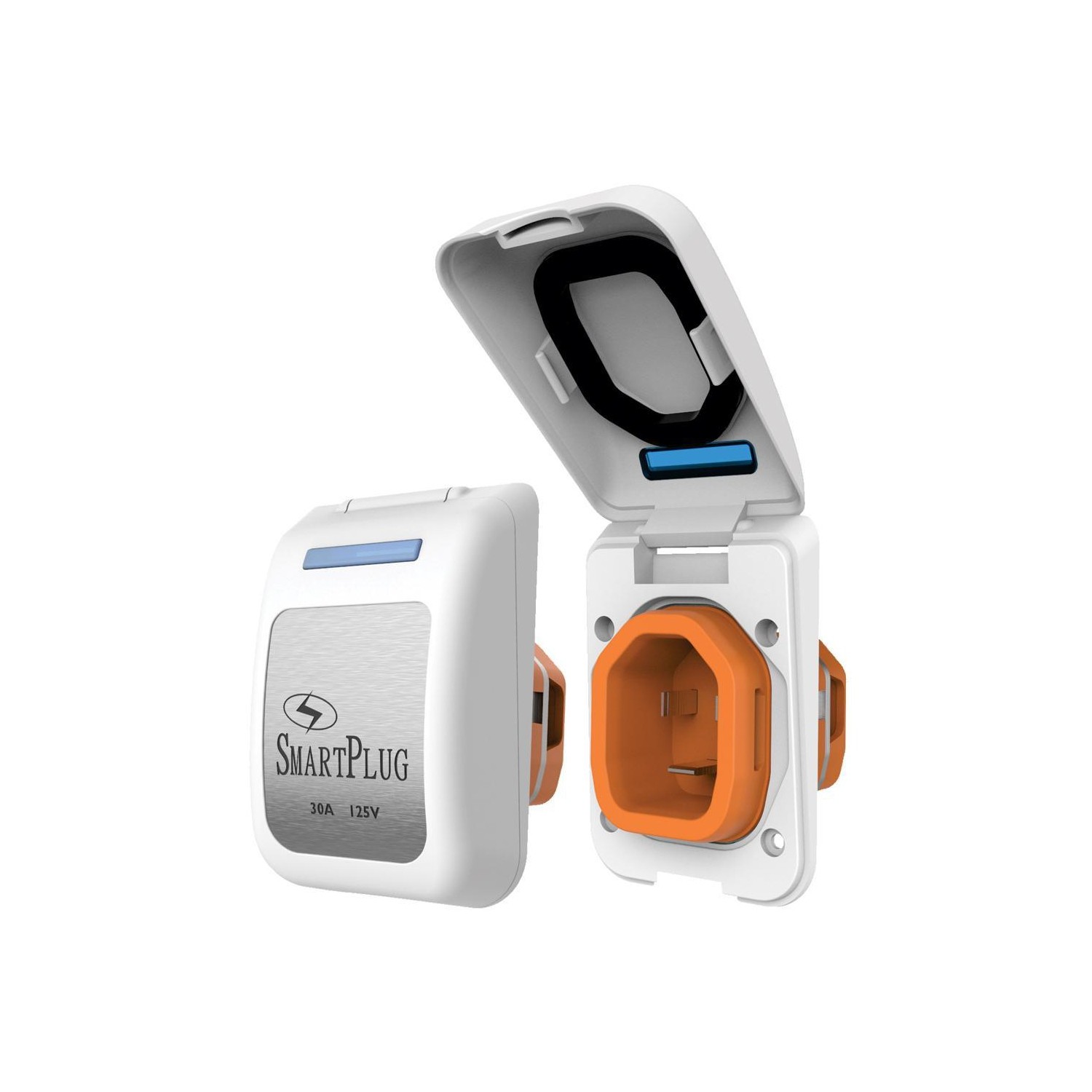 SmartPlug 30 Amp Non Metallic White Inlet