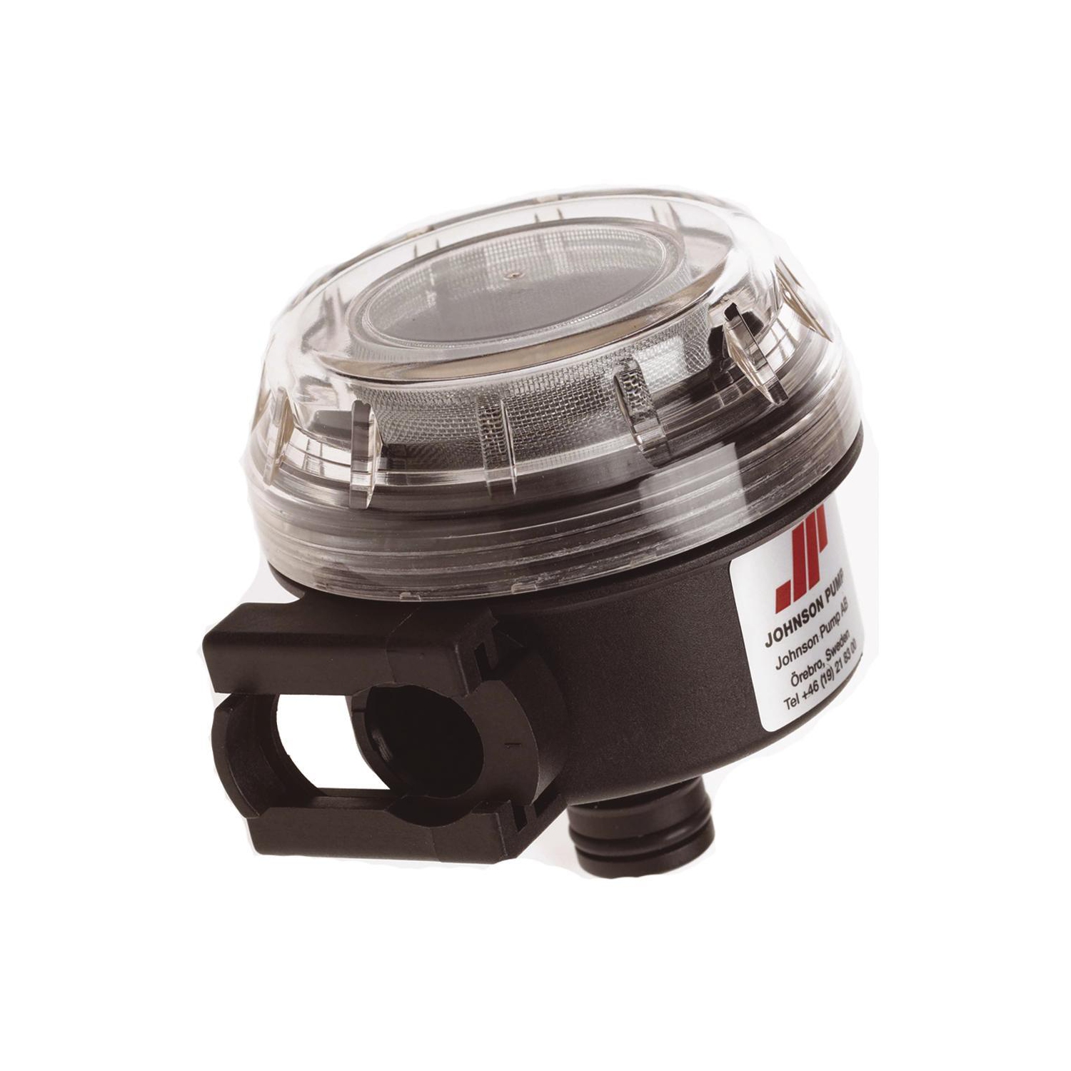 Johnson Pumps 09-24652-04-CN Protector 20 Mesh Universal Strainer - Clear Cover, 3.15" Diameter