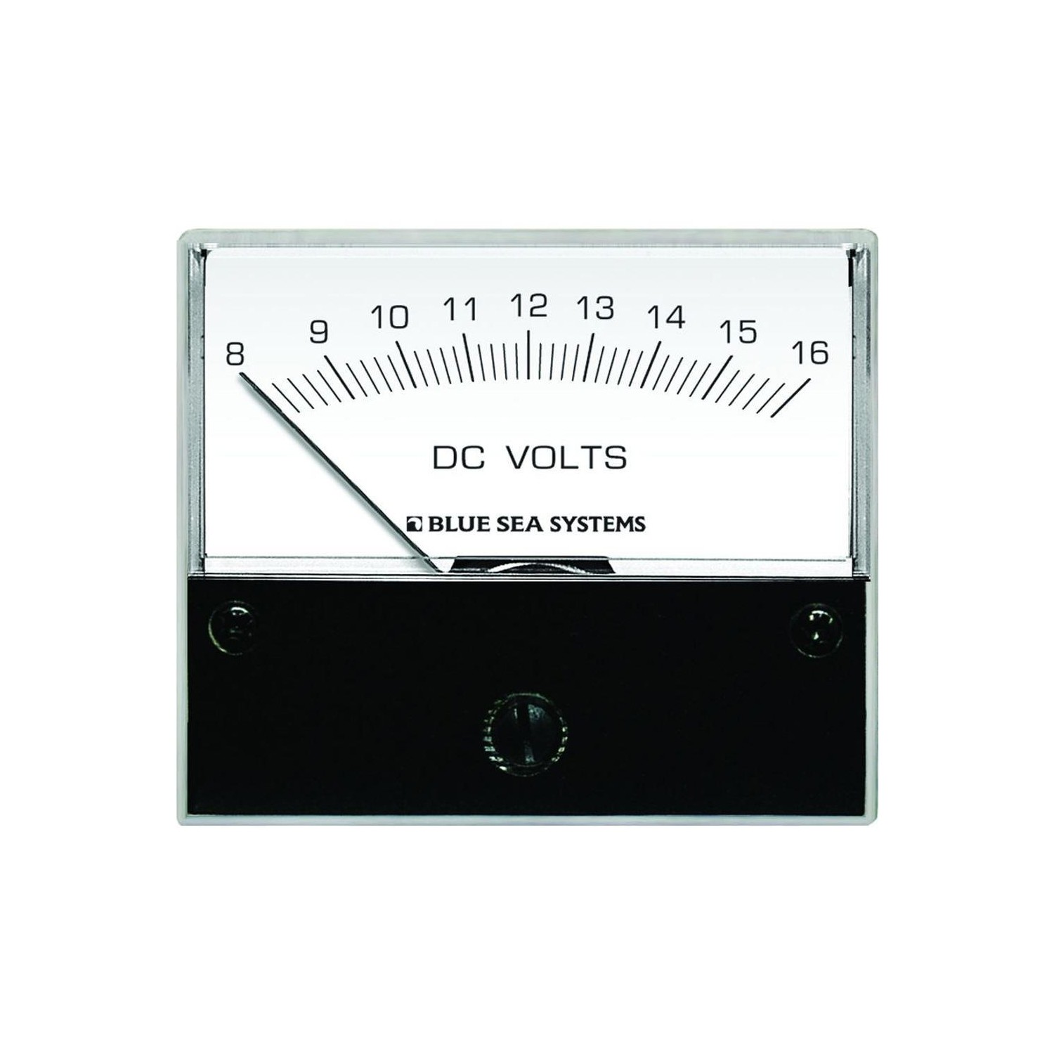 Blue Sea 8003 DC Analog Voltmeter - 2-3-4" Face, 8-16 Volts DC