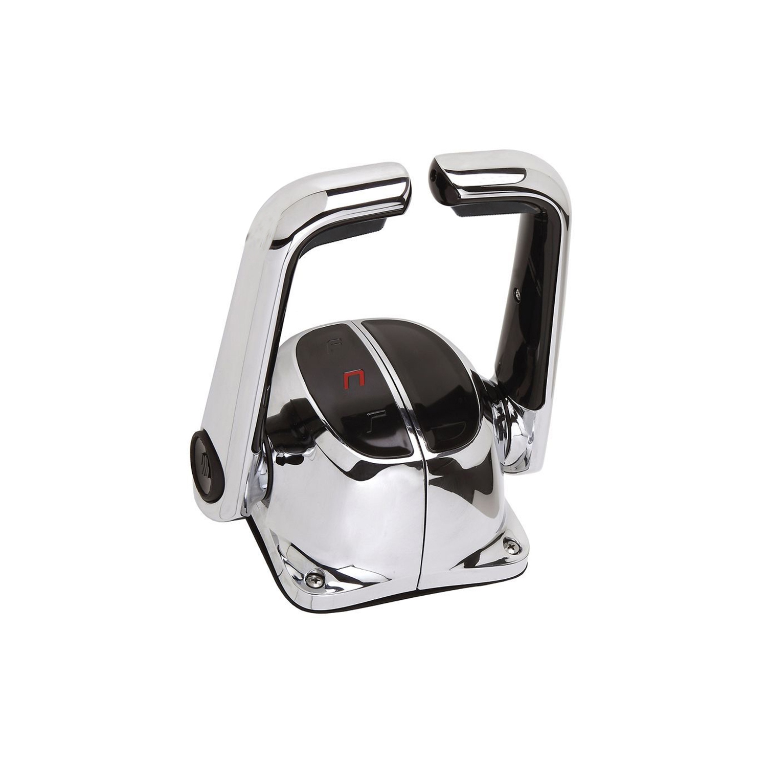 Uflex Twin Lever Top Mount Control w-Neutral Lock - No Trim Switch - Chrome