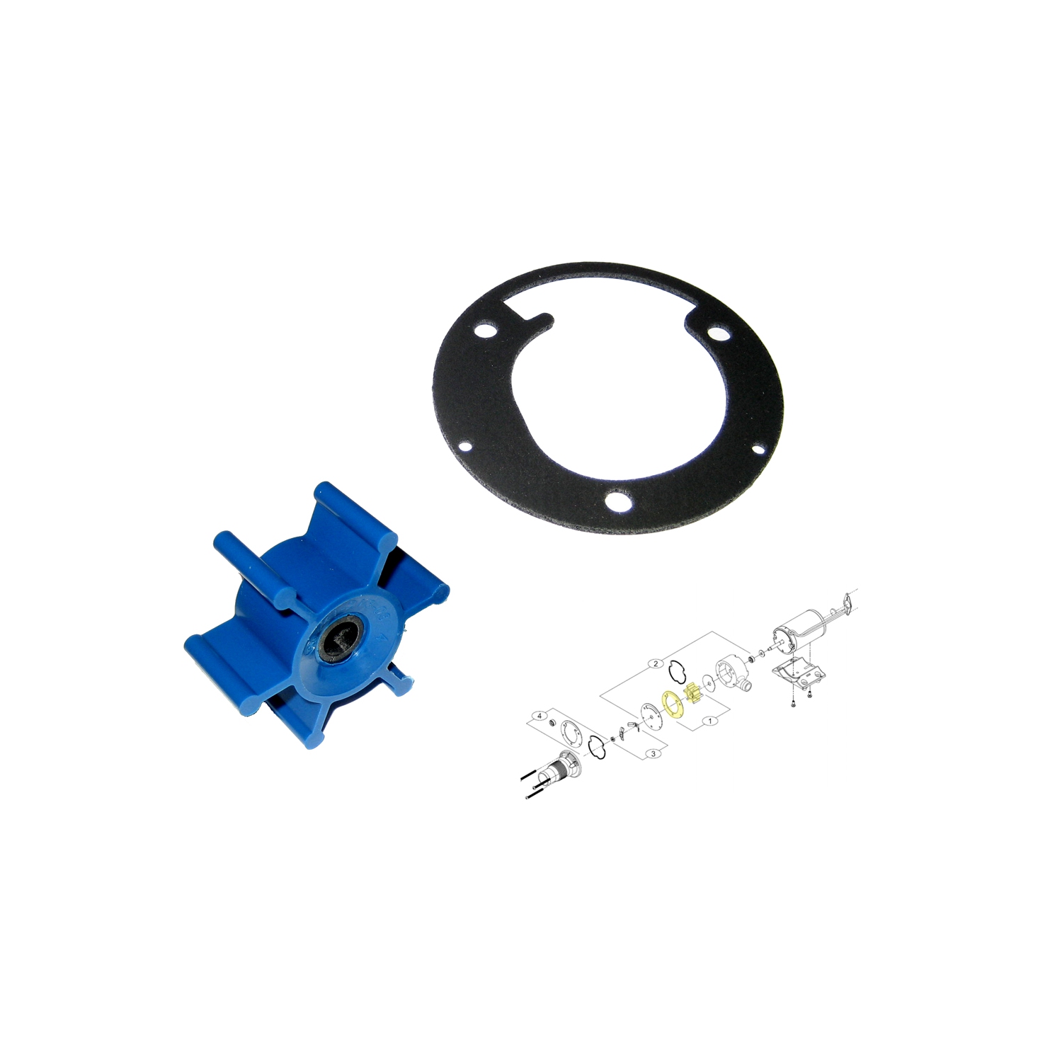 SHURFLO Macerator Impeller Kit f-3200 Series - Includes Gasket