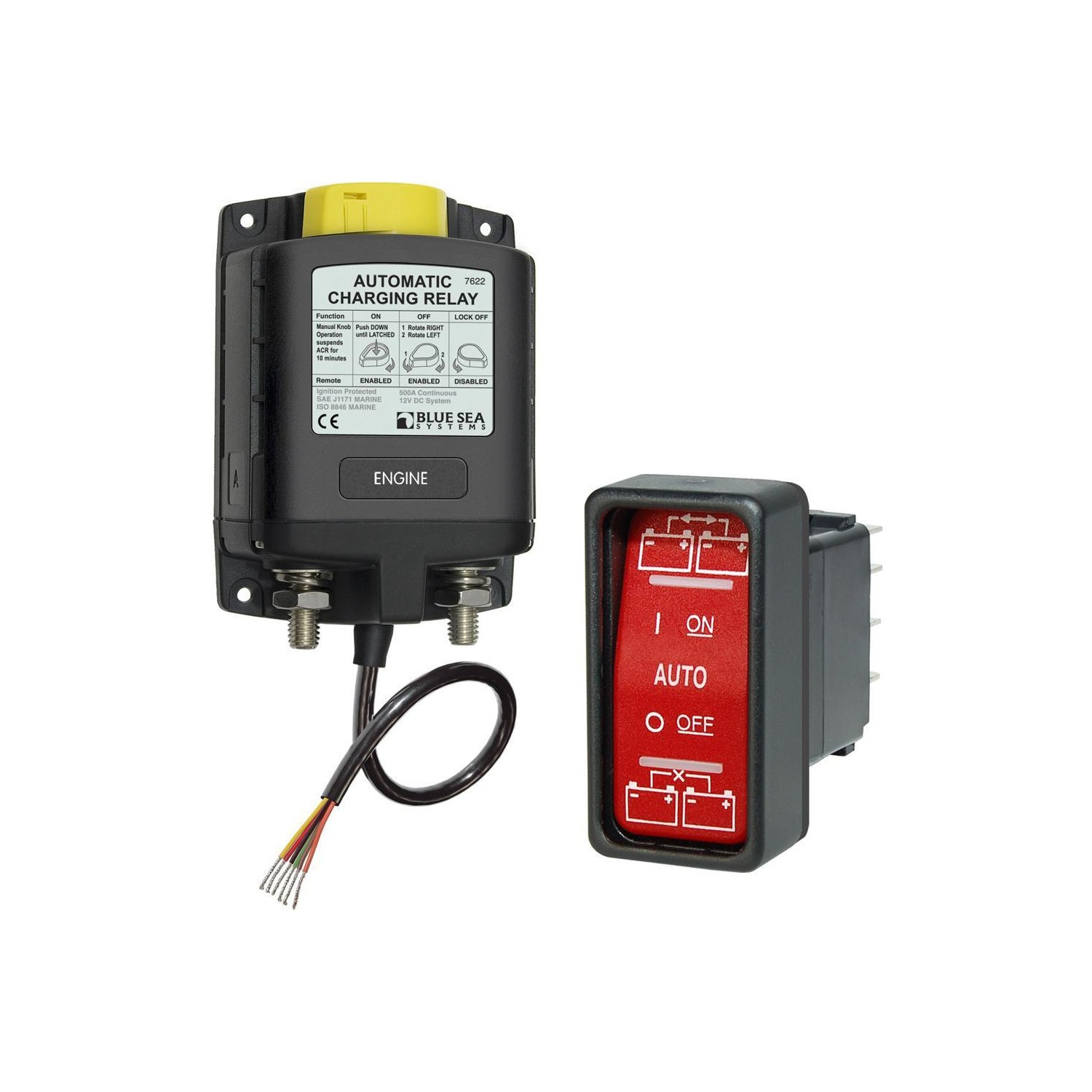 Blue Sea 7622 ML-Series Heavy Duty Automatic Charging Relay