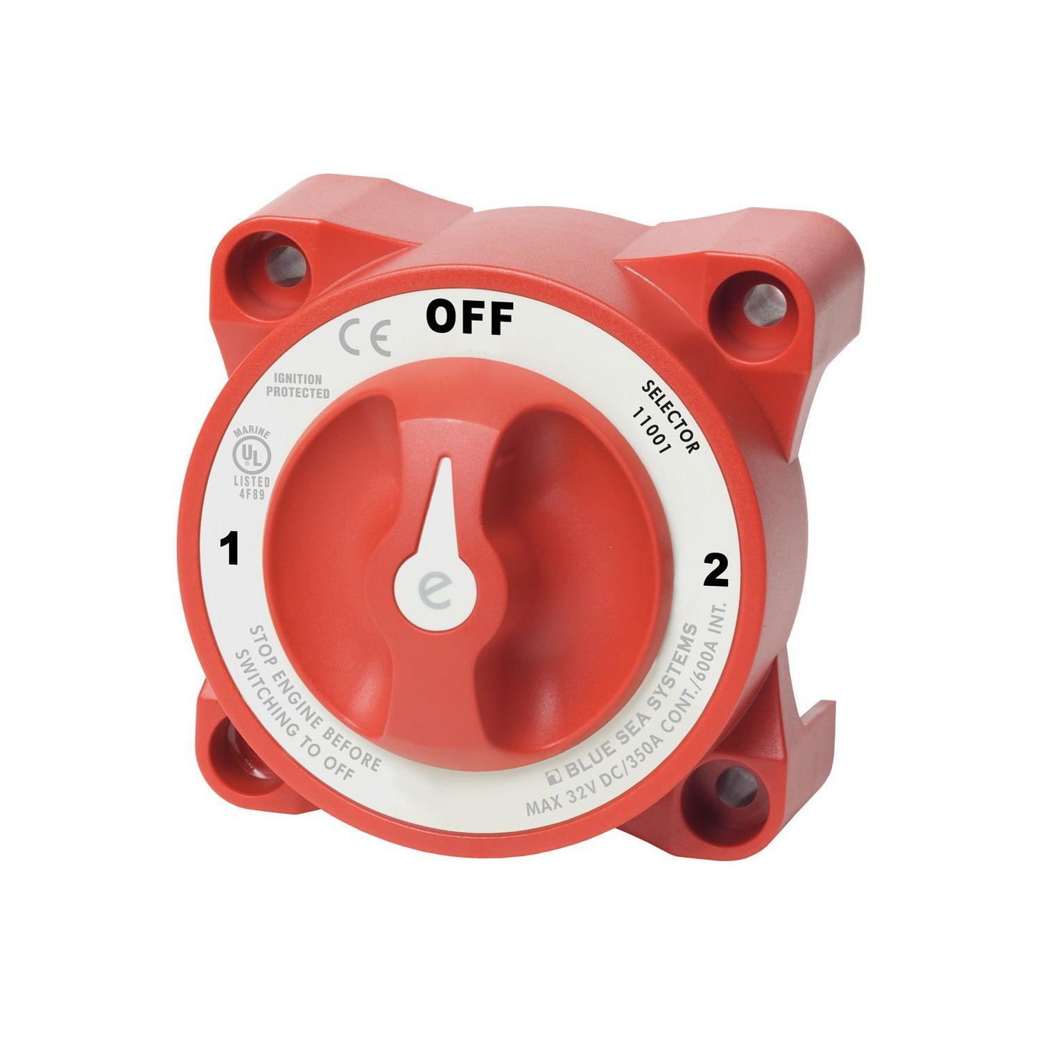 Blue Sea 11001 e-Series Battery Switch w-Alternator Field Disconnect - 3-Position