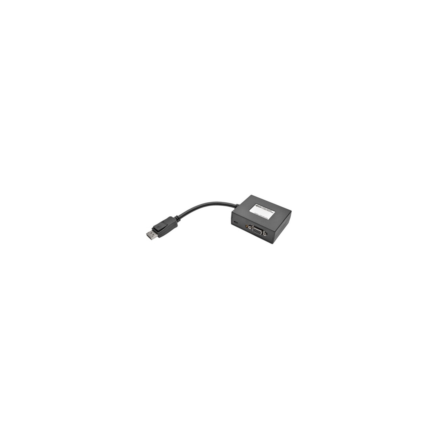 Tripp Lite 2-Port DisplayPort to VGA Video Splitter 1080p 1920 x 1080 60Hz
